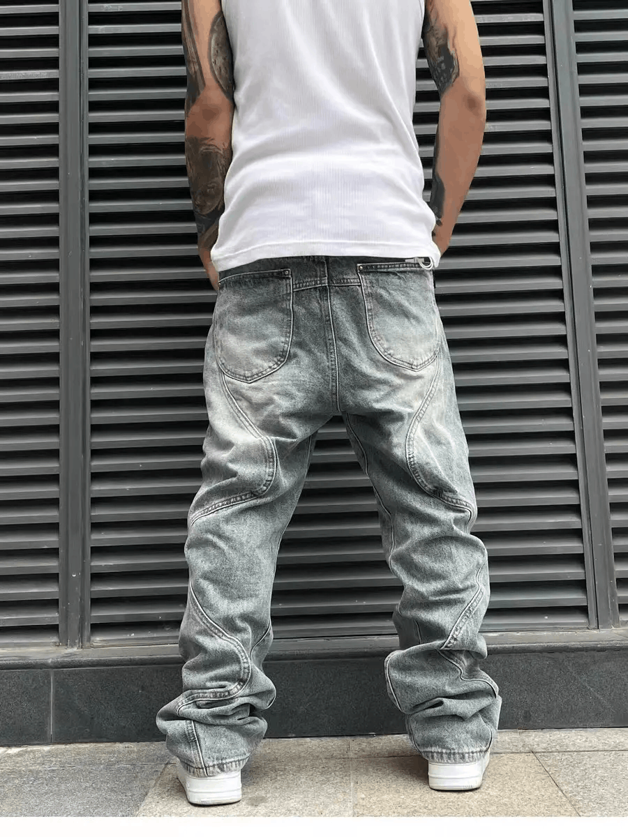 Vintage Street 90s hiphop washed skateboard hip-hop jeans Size US 34 / EU 50 - 4 Thumbnail