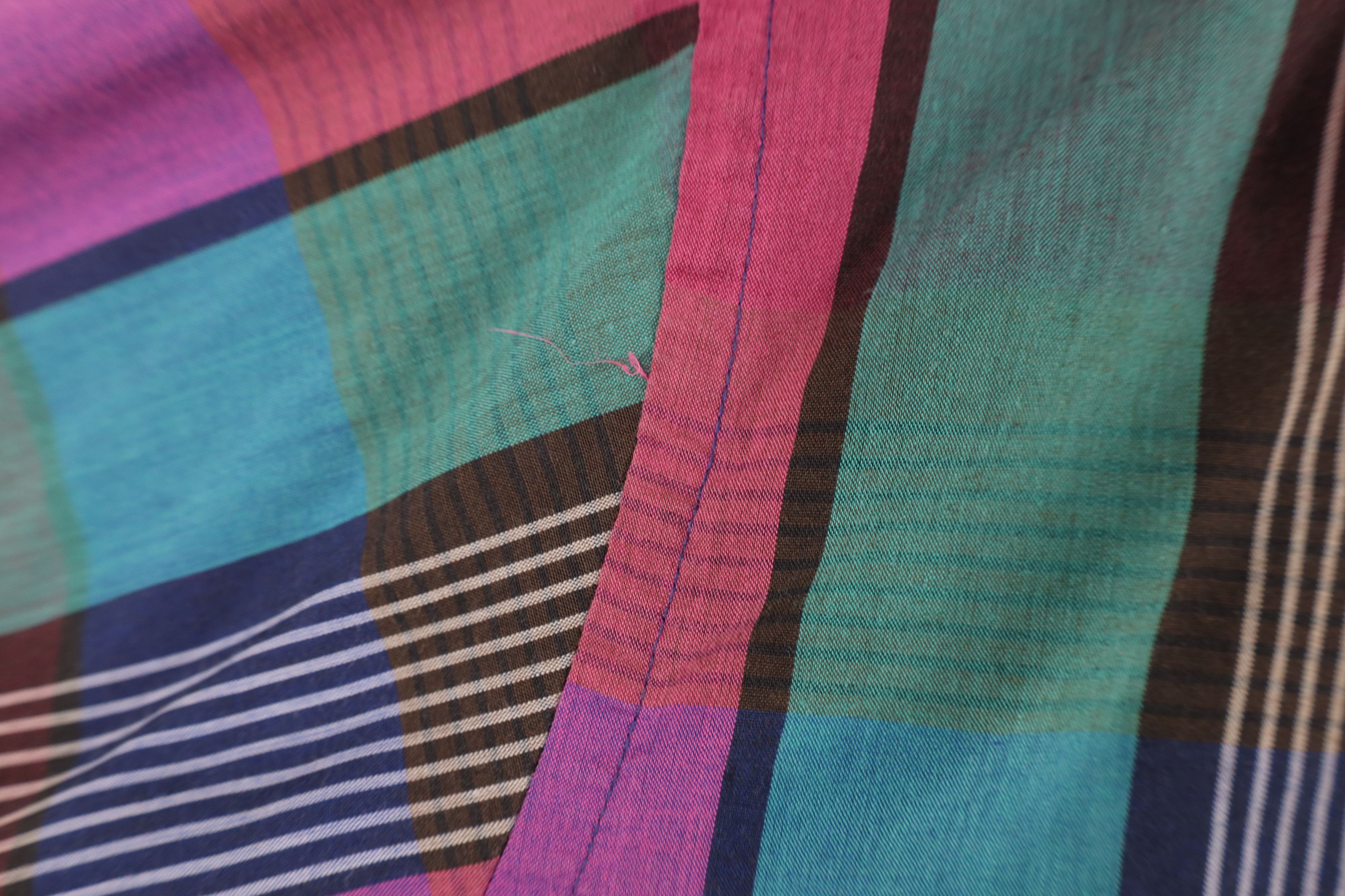 Vintage Vintage 70s 80s Streetwear Madras Collared Button Shirt Size US L / EU 52-54 / 3 - 8 Thumbnail