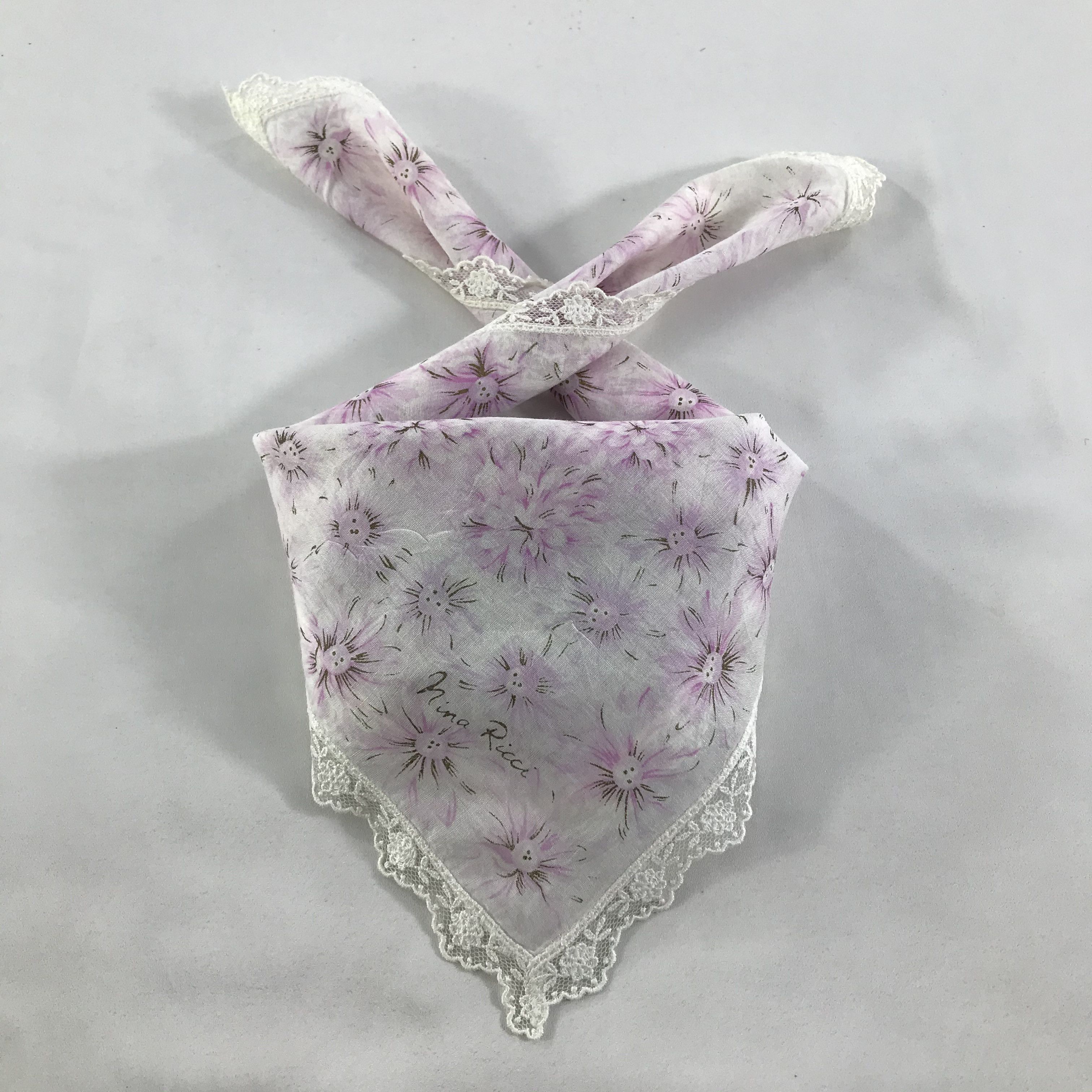 Nina Ricci × Vintage Nina Ricci Bandana / Handkerchief / Neckerchief - S1203 Size ONE SIZE - 3 Thumbnail