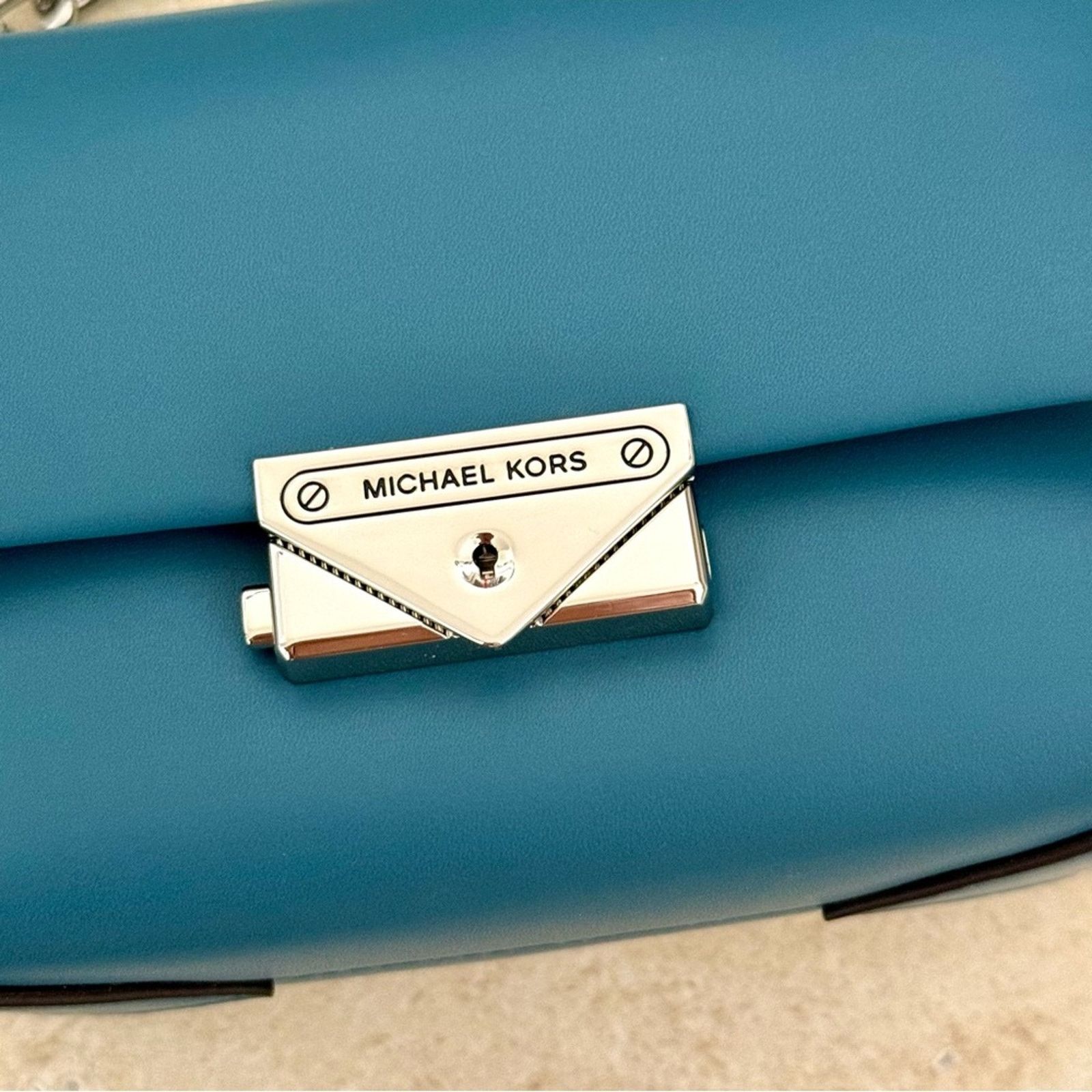 Michael Kors NWT! MICHAEL KORS Cece Teal Handbag, Small, MSRP.$448 Size ONE SIZE - 4 Thumbnail