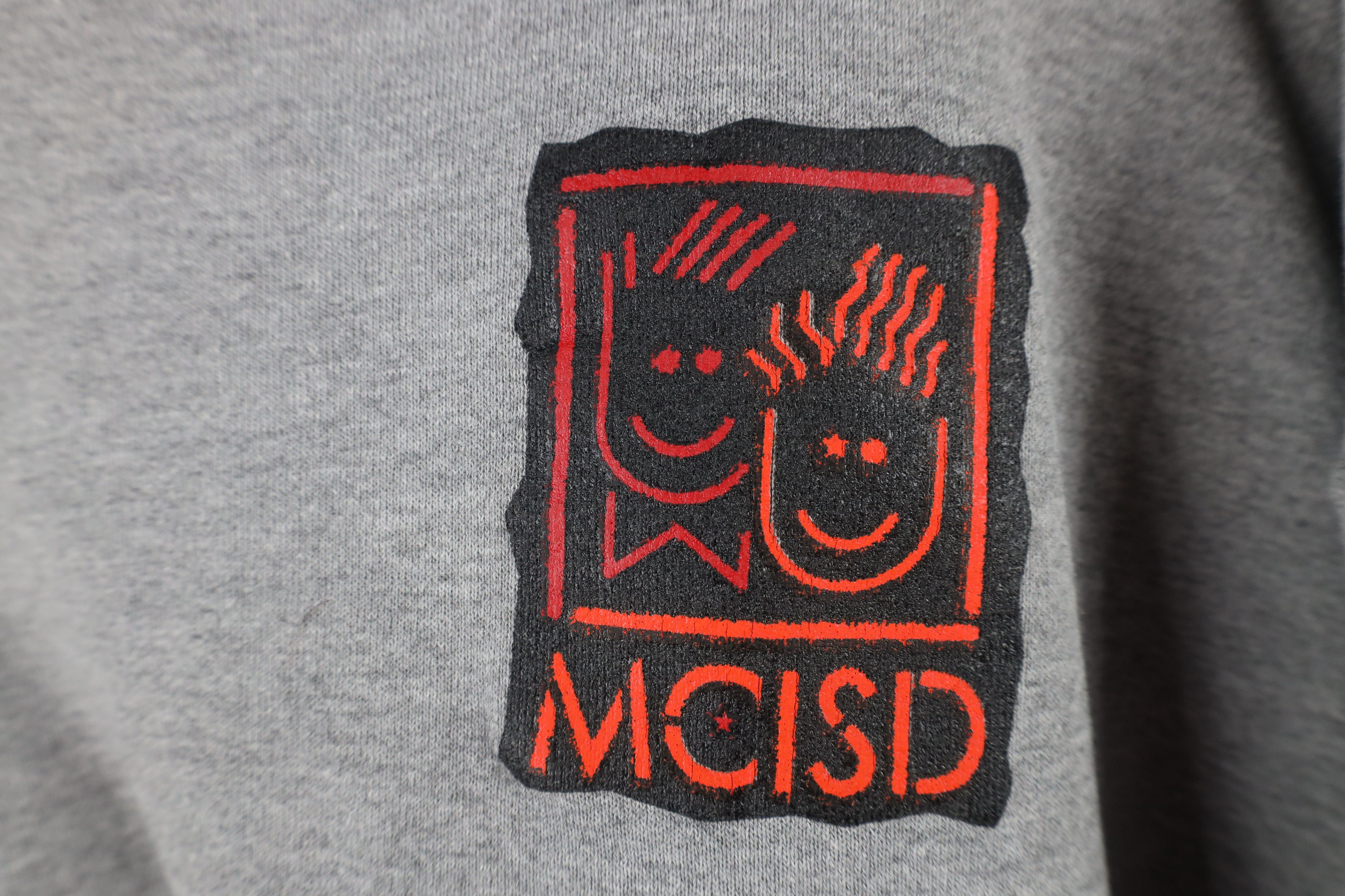 Russell Athletic × Vintage Vintage 90s Russell Athletic County School Hoodie Gray USA Size US XL / EU 56 / 4 - 5 Thumbnail