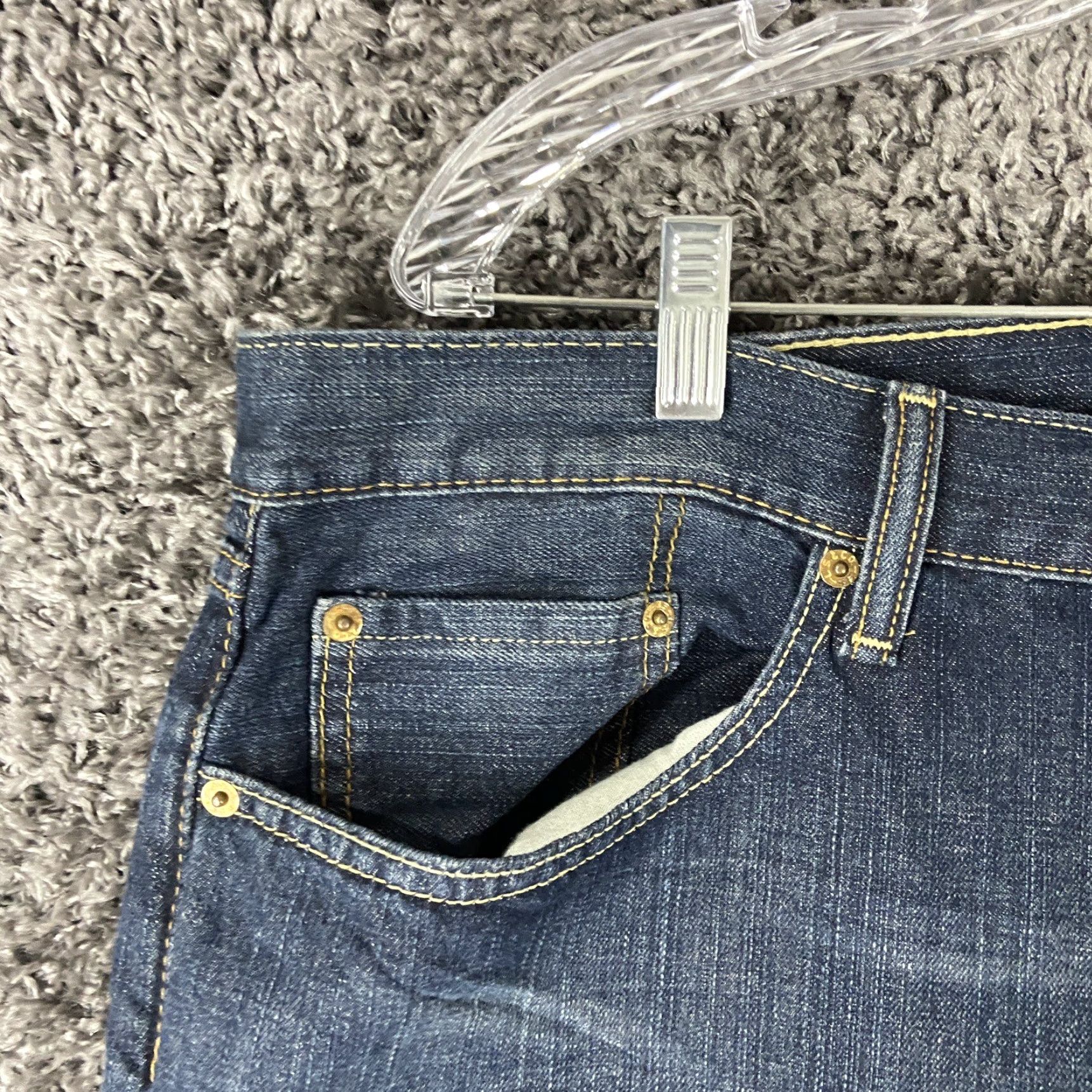 Levi's LEVI'S 559 Jeans - Men - 40x32 - Blue - Straight - Regular - 559 Model Size US 40 / EU 56 - 3 Thumbnail