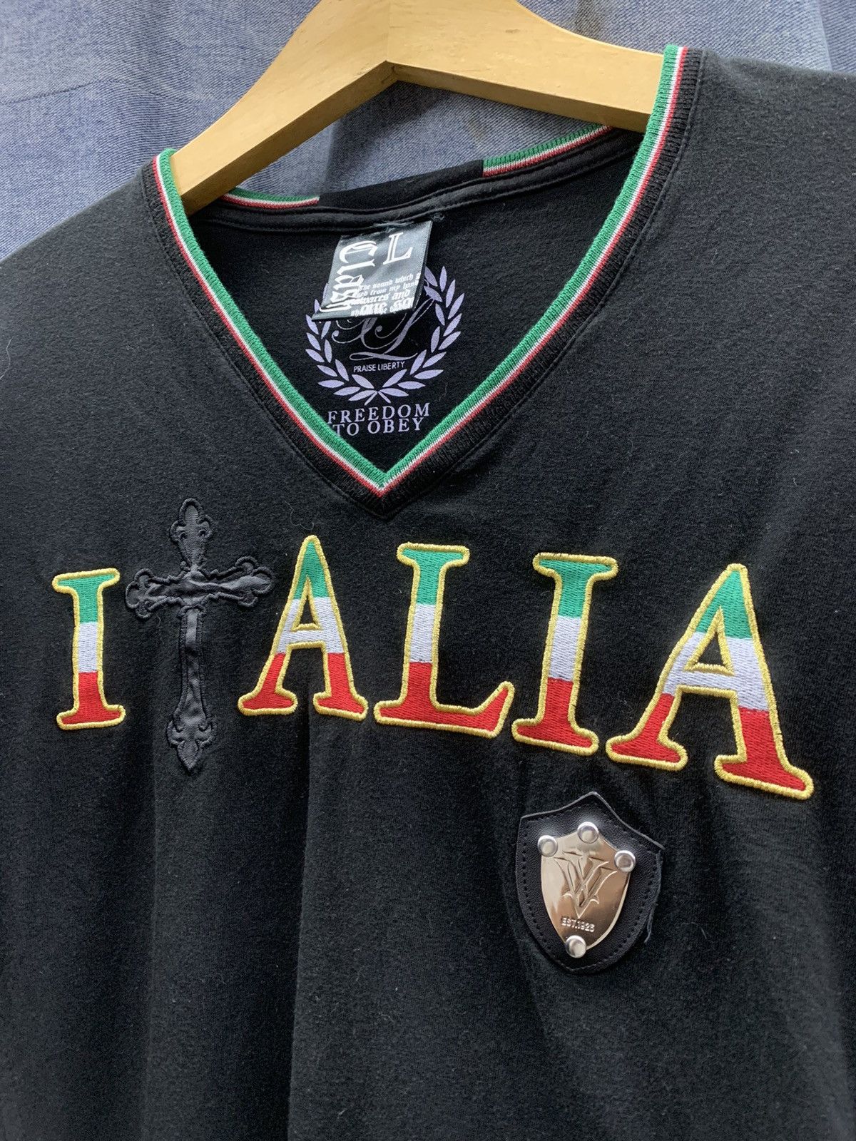 Hysteric Glamour × If Six Was Nine × Japanese Brand ITALIA FreedoM to obey criss cross style Size US M / EU 48-50 / 2 - 5 Thumbnail