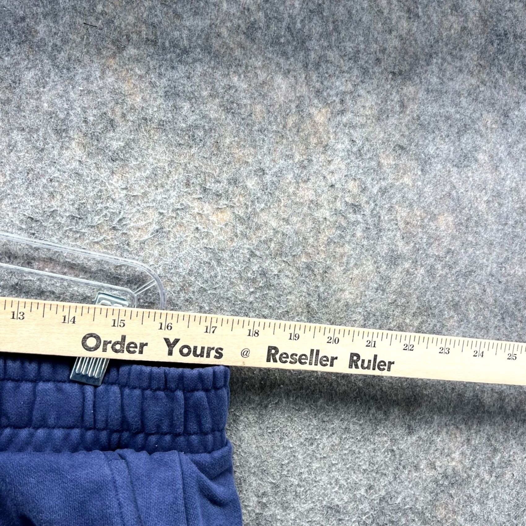 Puma Puma Jogger Mens XL Blue Navy Fleece Sweatpants Athletic Tapered Drawstring Pockets Size US 36 / EU 52 - 3 Thumbnail