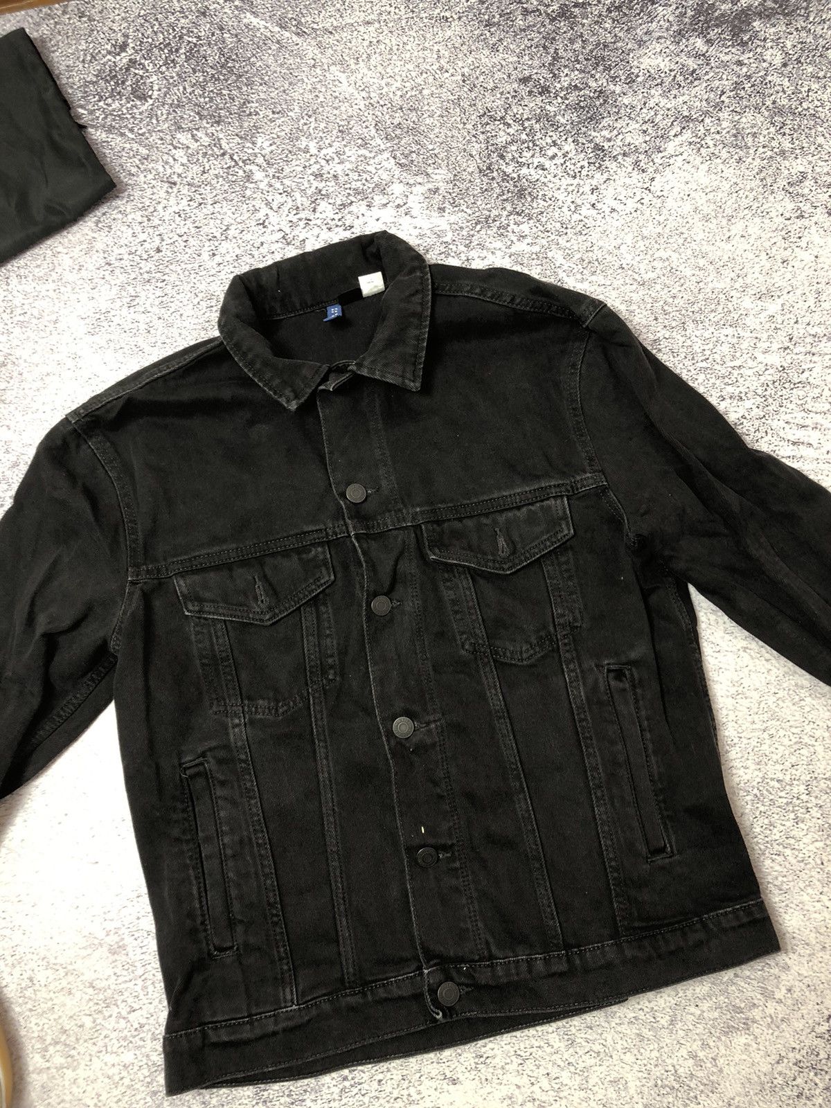Band Tees × Japanese Brand Men’s denim jacket big print size S y2k street casual Size US S / EU 44-46 / 1 - 6 Thumbnail