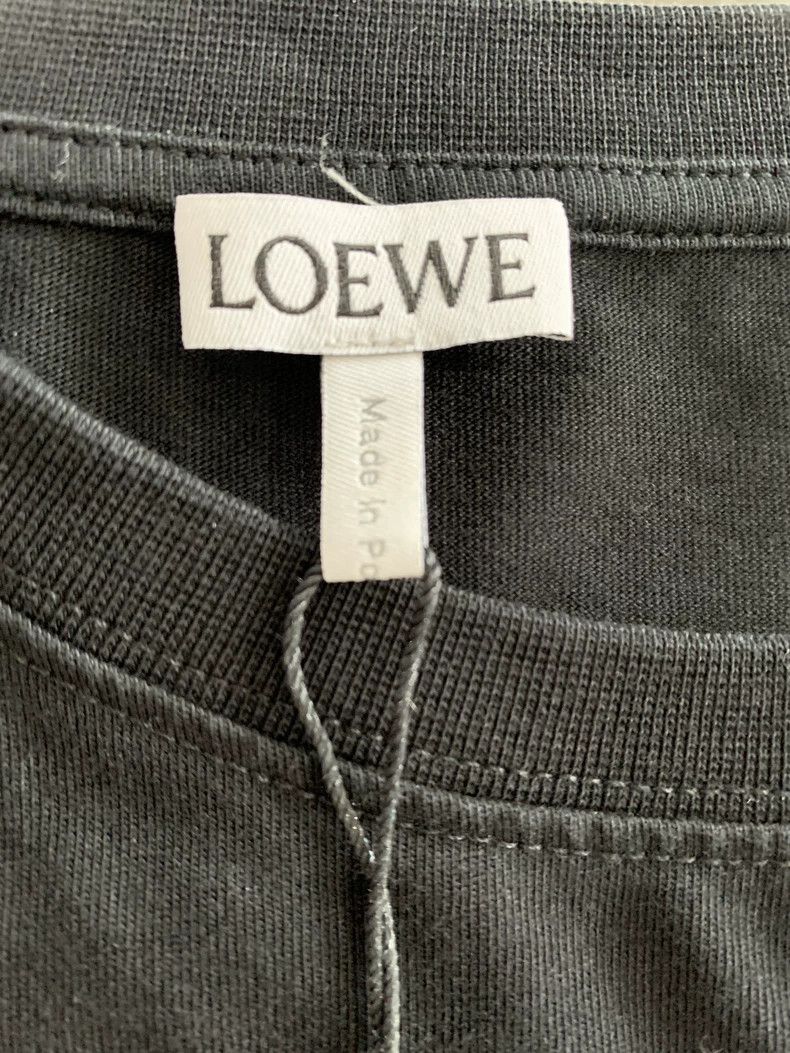 Loewe LOEWE Short sleeve T-shirt with embroidered logo on the ch Size S / US 4 / IT 40 - 5 Thumbnail