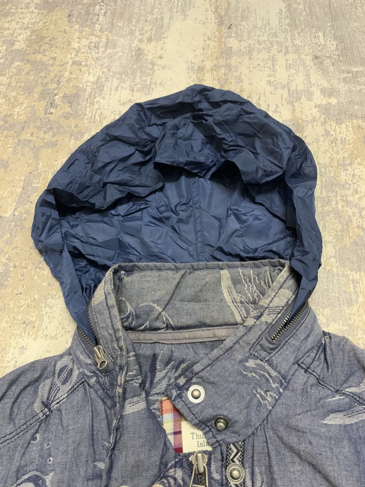 Japanese Brand Japanese Brand Hawaiian Motif Outdoor Hooded Vest Size US S / EU 44-46 / 1 - 8 Thumbnail