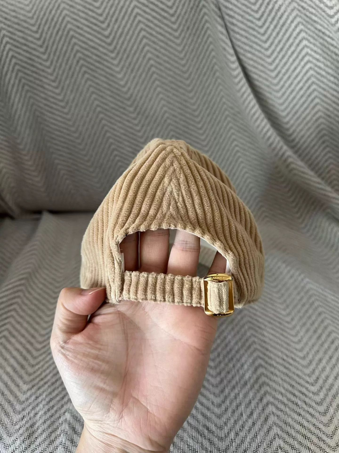 Celine Celine Corduroy Baseball Cap L New Size ONE SIZE - 3 Thumbnail