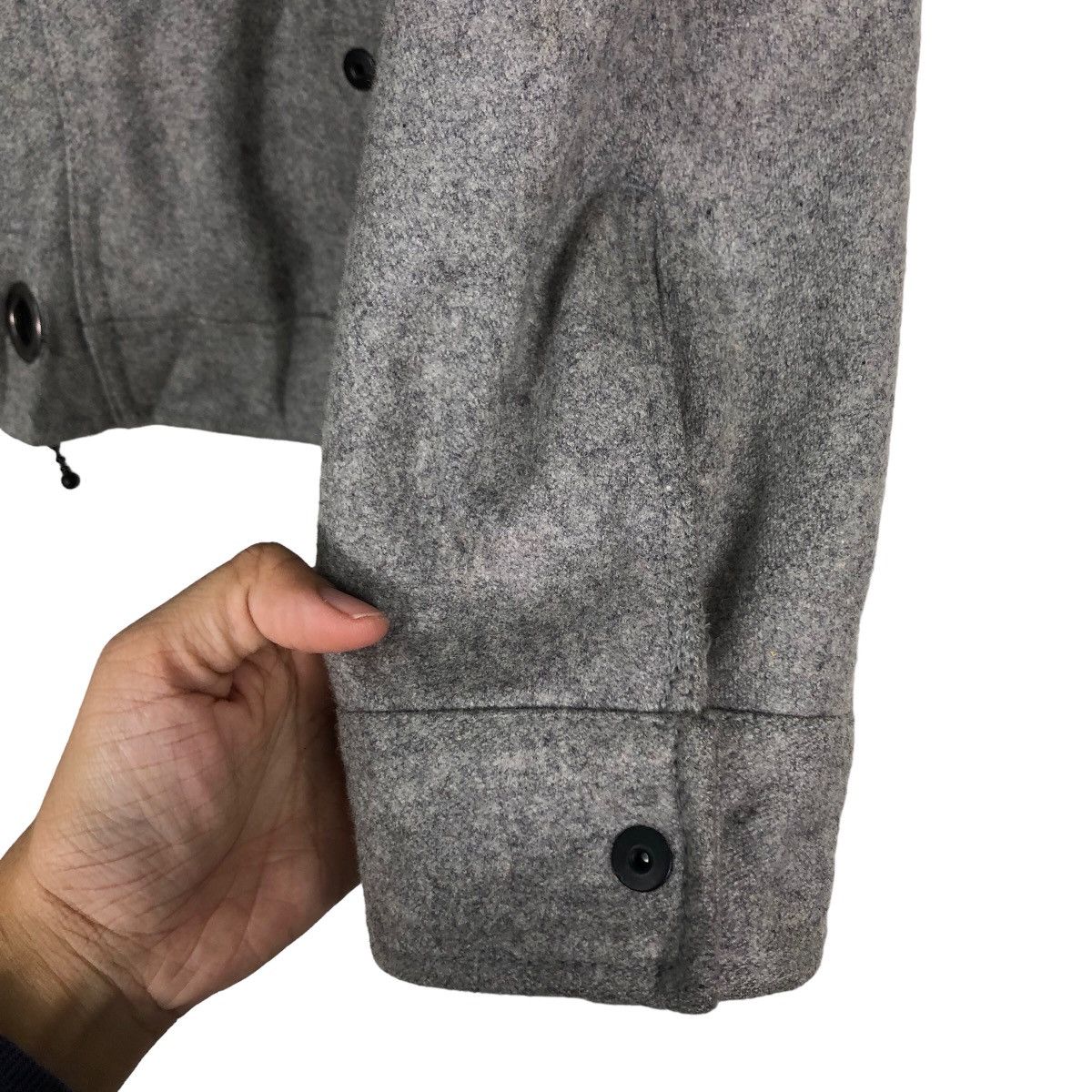 Japanese Brand 🔥Vintage Wool Biker Jacket Hideaways Nicole Issey Miyake Size US M / EU 48-50 / 2 - 15 Thumbnail