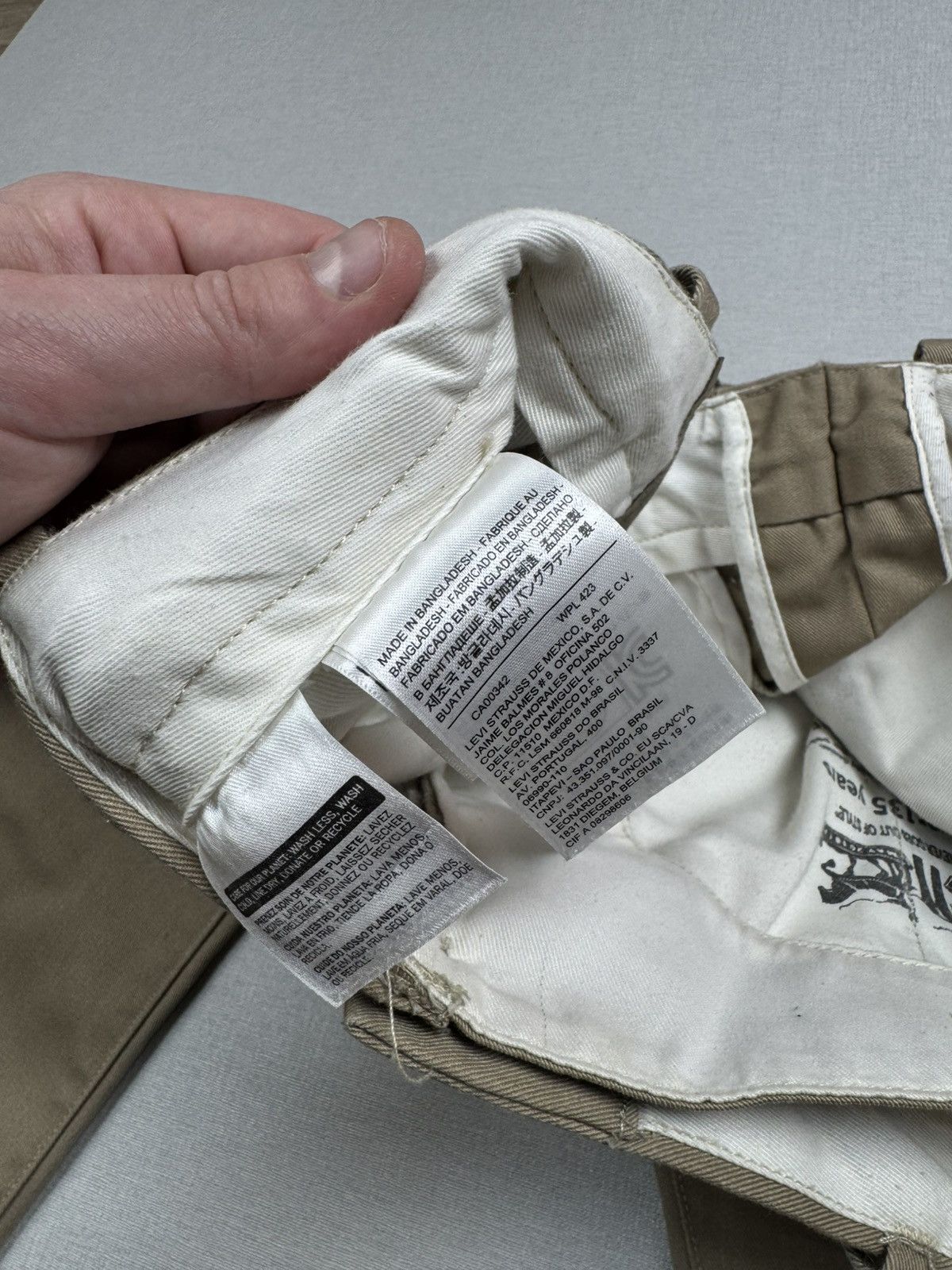 Levi's Men’s Levi’s Chino Pants Trousers size 34x30 Size US 34 / EU 50 - 4 Thumbnail