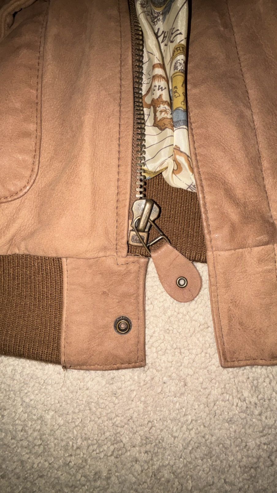 Other Vintage leather jacket Size US L / EU 52-54 / 3 - 3 Thumbnail