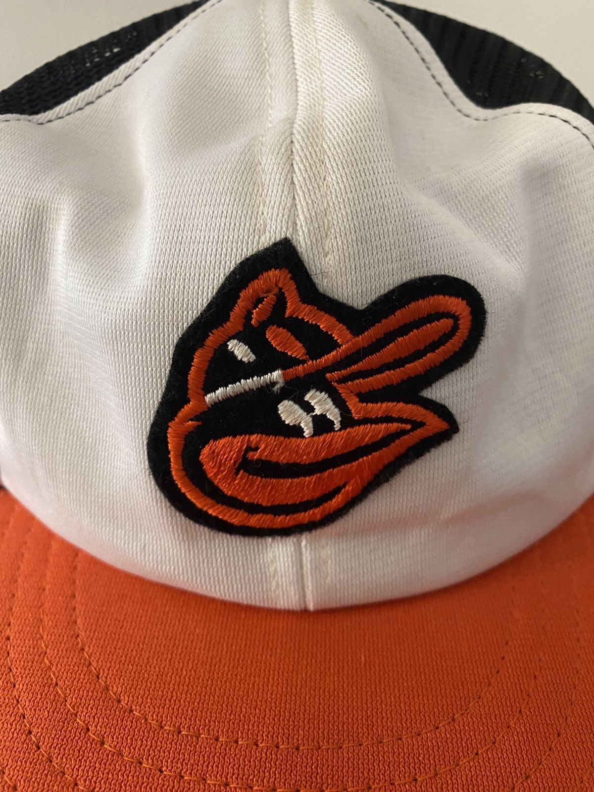 MLB × Vintage Vintage 80’s Baltimore Orioles Snap Back Trucker Hat Cap Size ONE SIZE - 2 Thumbnail