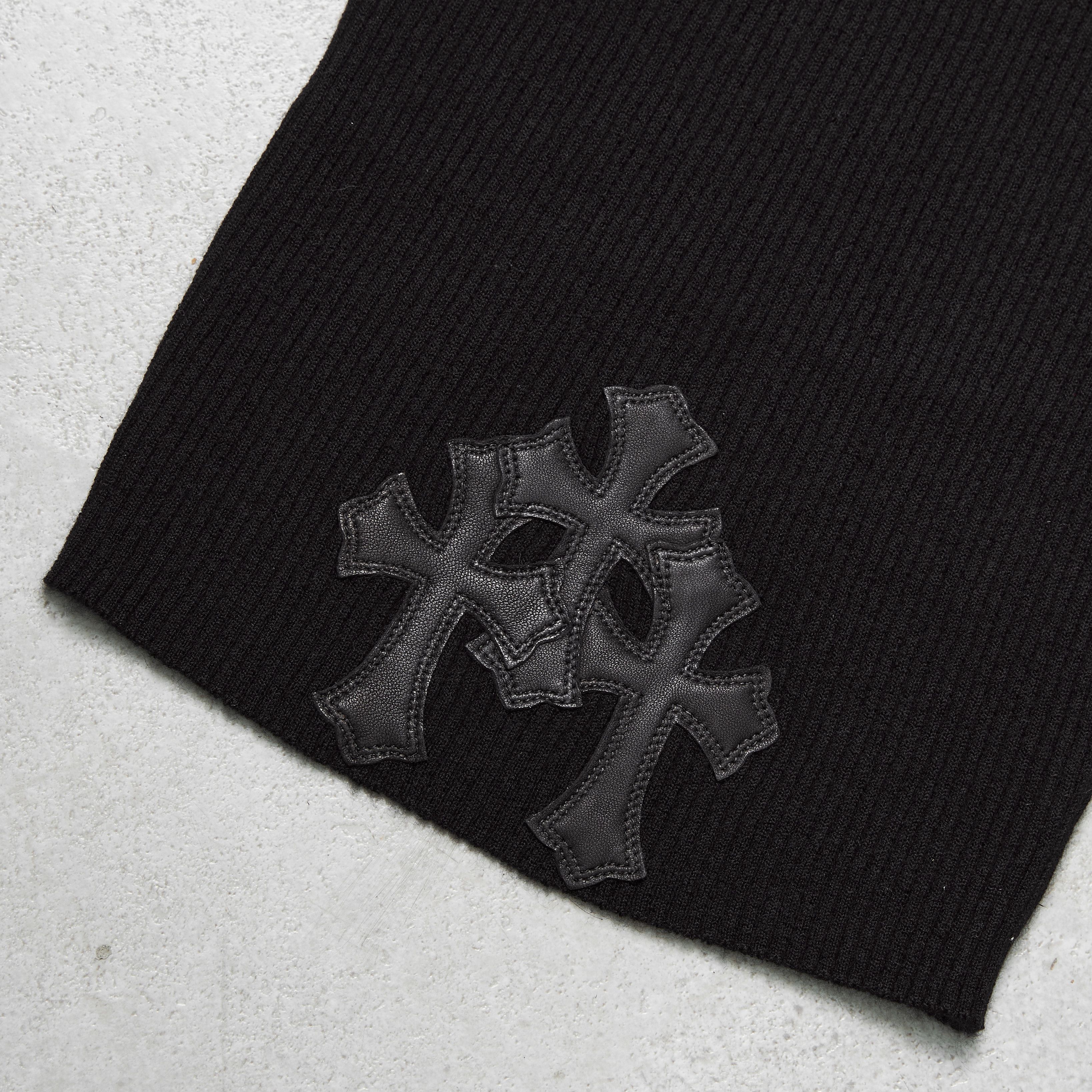 Chrome Hearts CHROME HEARTS Cashmere Lib Sknit Slim Top BLACK Size M / US 6-8 / IT 42-44 - 4 Thumbnail