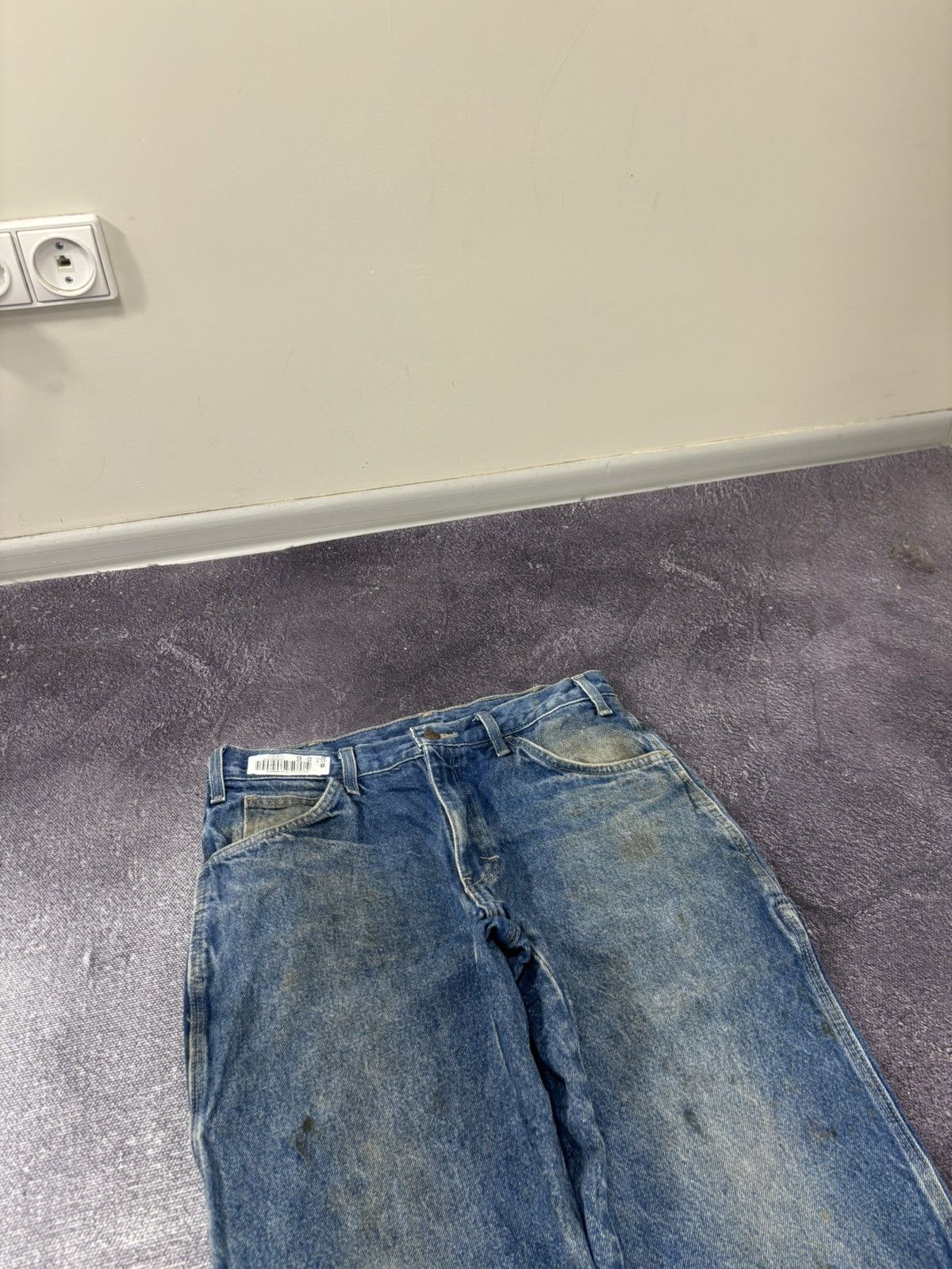 Dickies Vintage Dickies Distressed Denim USA Work Hype Baggy Jeans Size US 32 / EU 48 - 13 Thumbnail