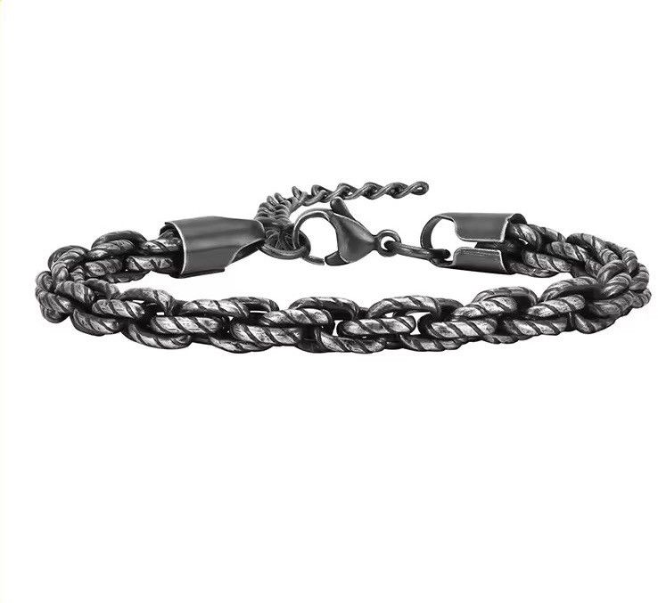 Jewelry 6mm Anchor Chain Bracelet Size ONE SIZE - 1 Thumbnail