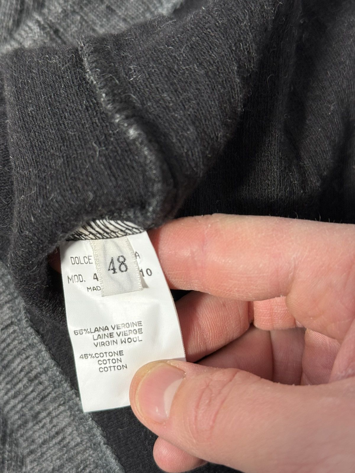 Dolce & Gabbana Vintage Dolce & gabbana Wool Blend V-Neck Sweater Size US M / EU 48-50 / 2 - 6 Thumbnail