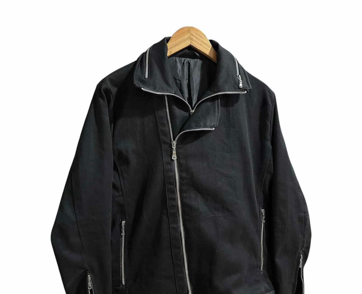 If Six Was Nine 🔥Y2K Archive Semantic Design Double Zipper Jacket Goth Punk Size US M / EU 48-50 / 2 - 12 Thumbnail