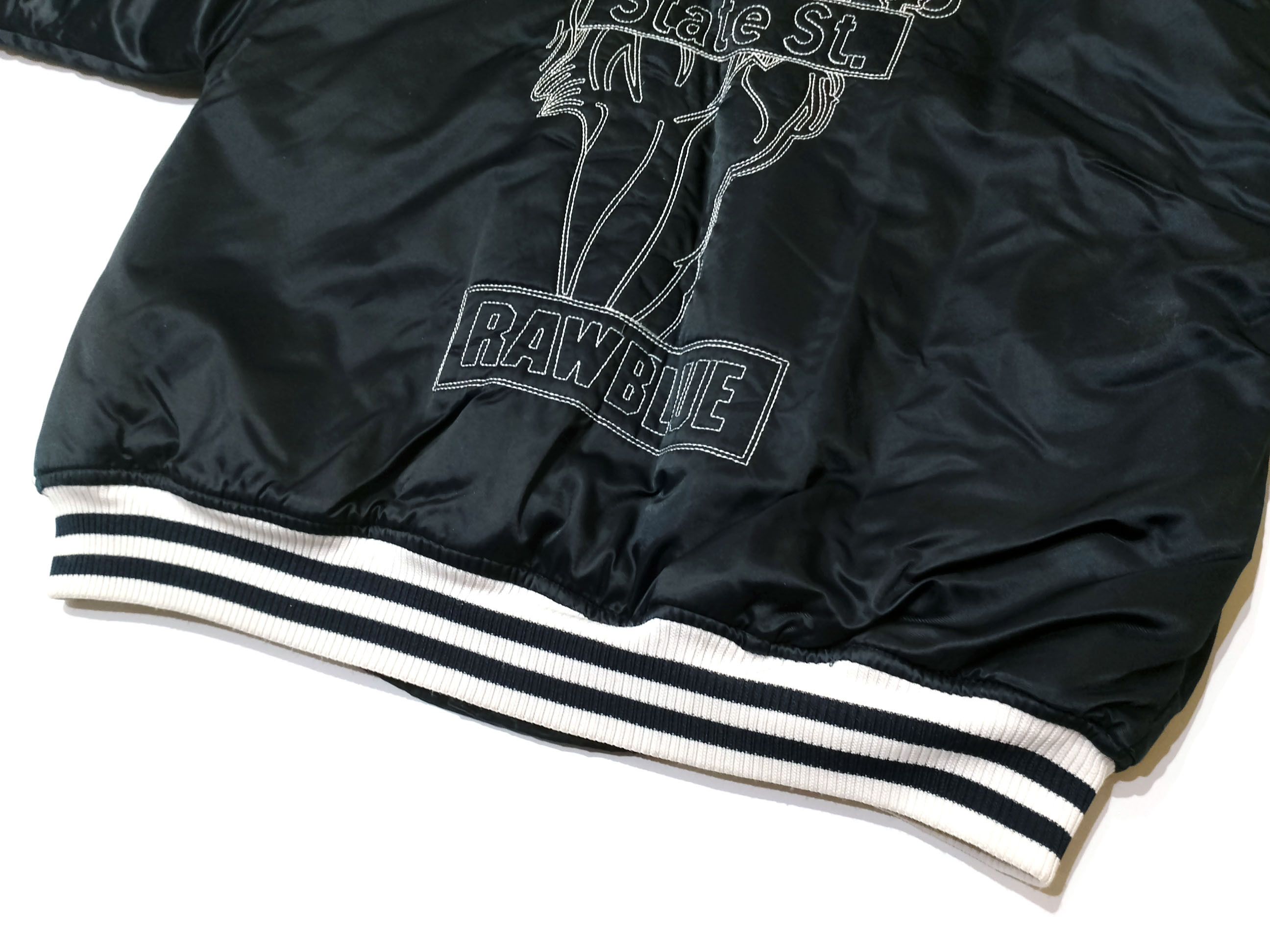Other Raw Blue Vintage Embroidered Bomber Jacket XL Size US XL / EU 56 / 4 - 15 Thumbnail