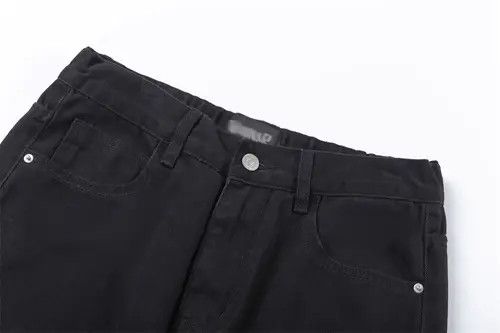 Japanese Brand × Jean Trendy men's solid color simple versatile loose flared jeans Size US 32 / EU 48 - 3 Thumbnail