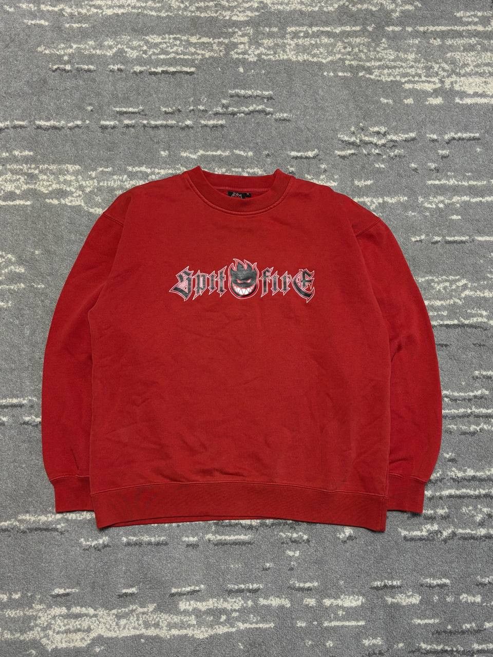 Spitfire 👕 Spitfire Skate Crewneck — Red Flamehead Edition Size US M / EU 48-50 / 2 - 1 Thumbnail