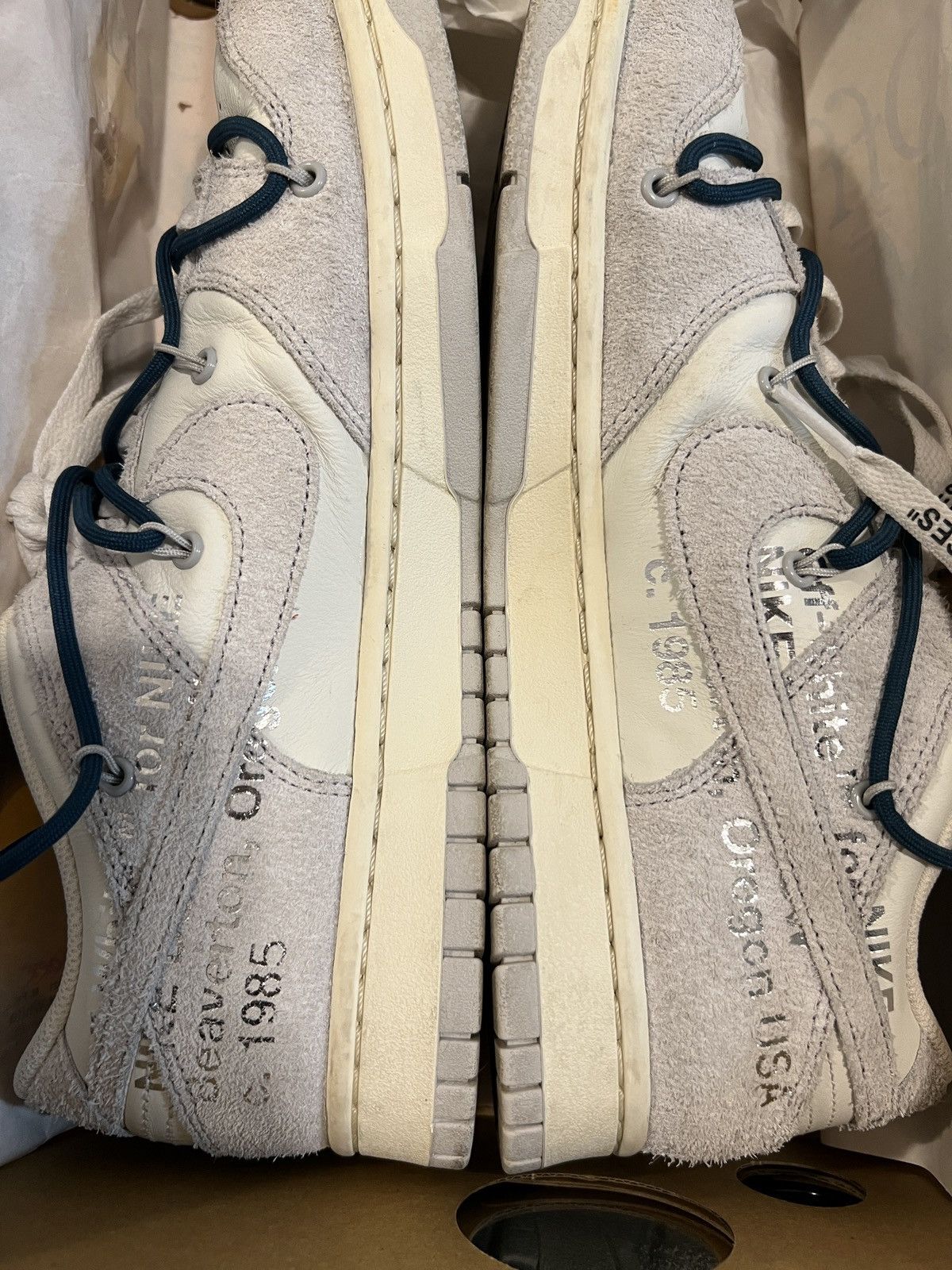 Nike × Off-White Nike Off-White Dunk Low Lot 16 Size US 10.5 / EU 43-44 - 1 Thumbnail