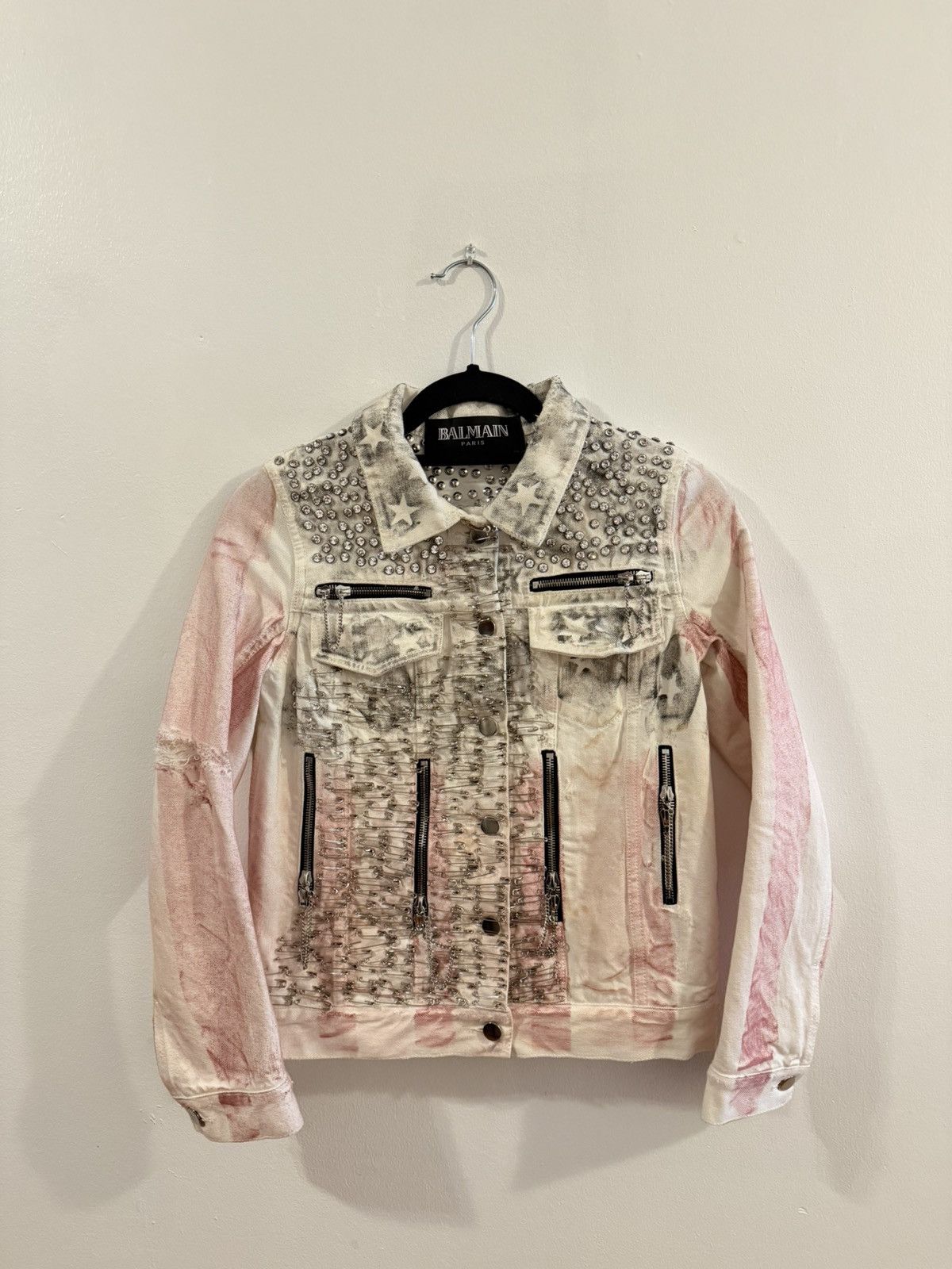 Balmain Balmain SS11 Runway Safety Pin Jacket Decarnin Size US XS / EU 42 / 0 - 1 Thumbnail