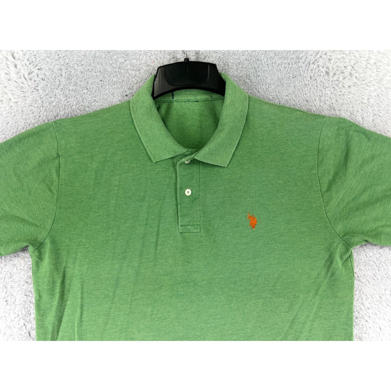 Ralph Lauren VINTAGE Ralph Lauren Polo Shirt Mens Large Green Polo Shirt L Red Solid Embroidered Logo 90s Mens Polo Size US L / EU 52-54 / 3 - 7 Thumbnail