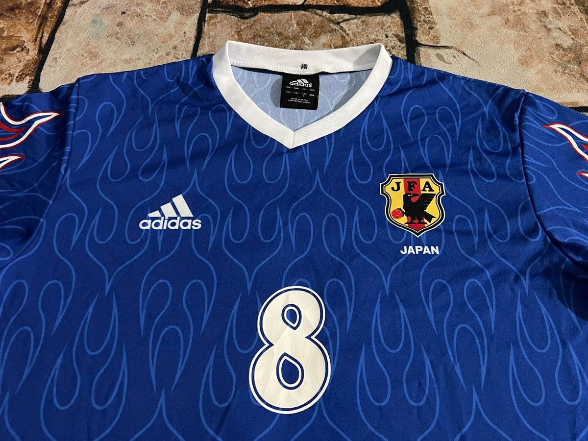 Adidas 🔥VTG ADIDAS FLAME JAPAN JERSEY FIFA WC Size US M / EU 48-50 / 2 - 2 Thumbnail