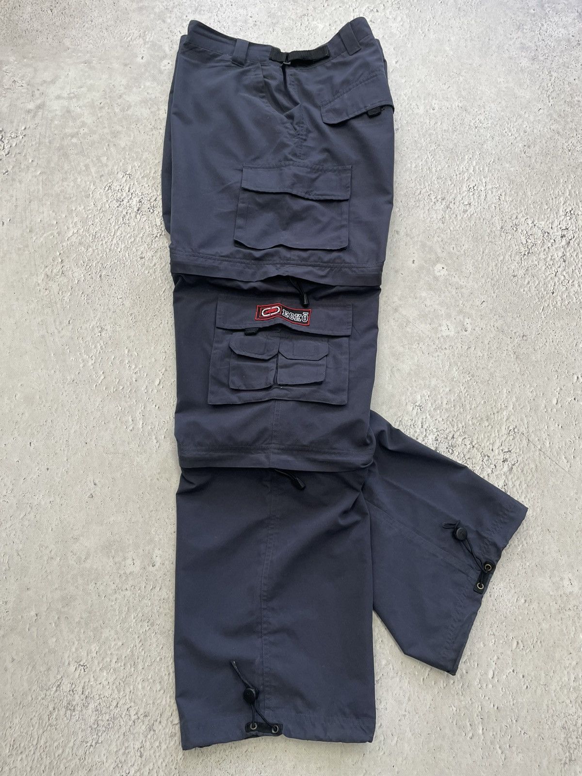 Ecko Unltd. Ecko Sk8 cargo nylon track pants skater archive 2000s Size US 34 / EU 50 - 8 Thumbnail