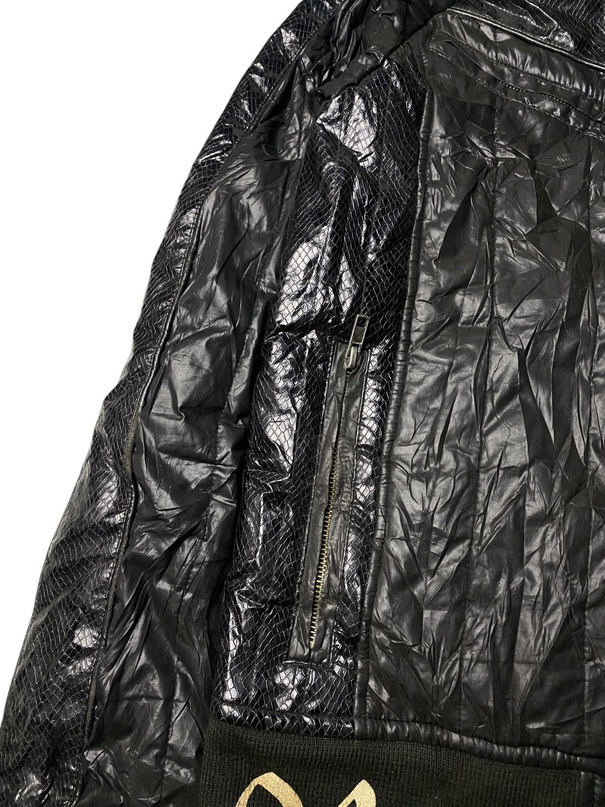 Isamu Katayama Backlash 2000's Edge Difference Crocodile Leather Down Puffer Jacket Size US M / EU 48-50 / 2 - 6 Thumbnail