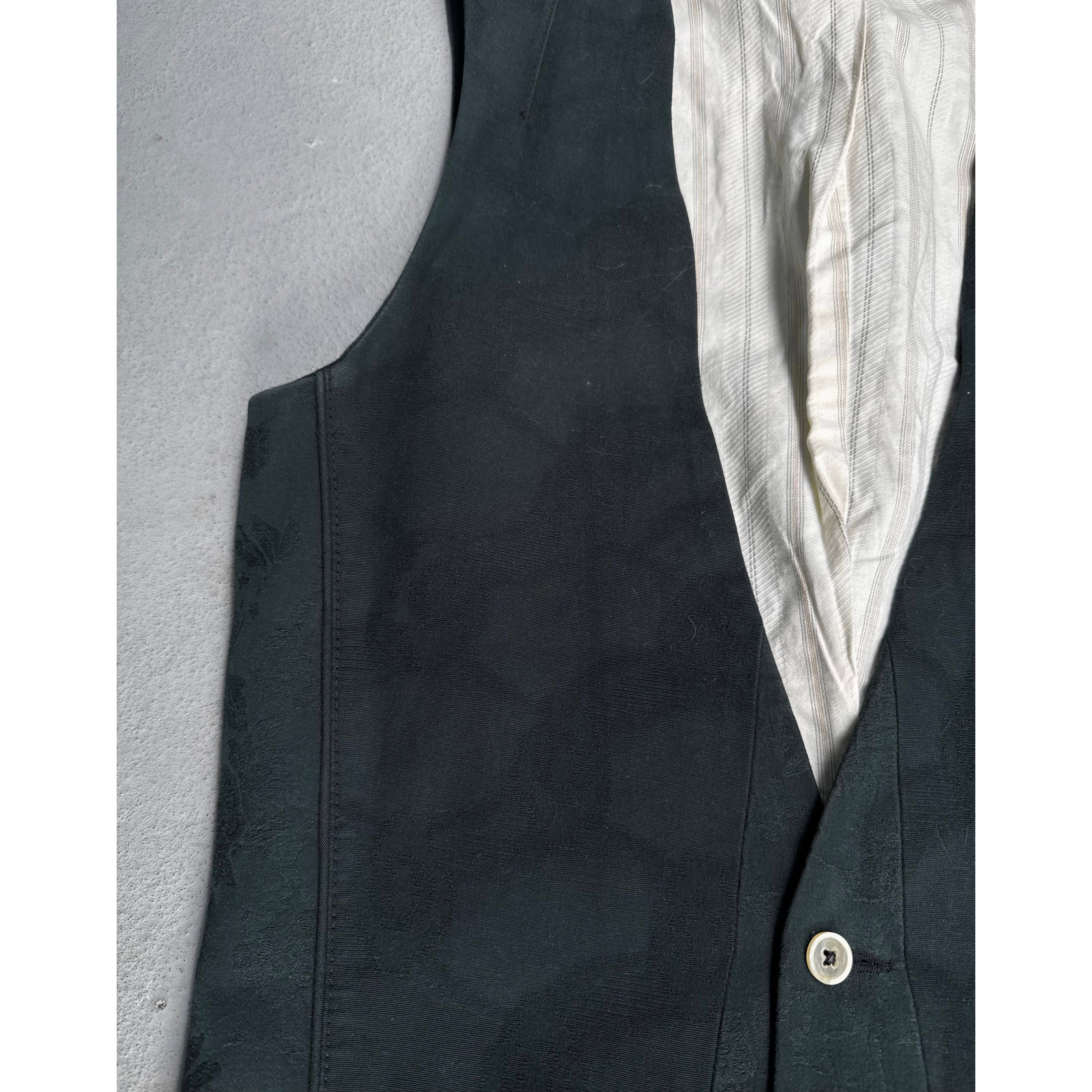 Ann Demeulemeester Ann Demeulemeester SS12 Jacquard Two-Button Vest Size 34S - 2 Thumbnail