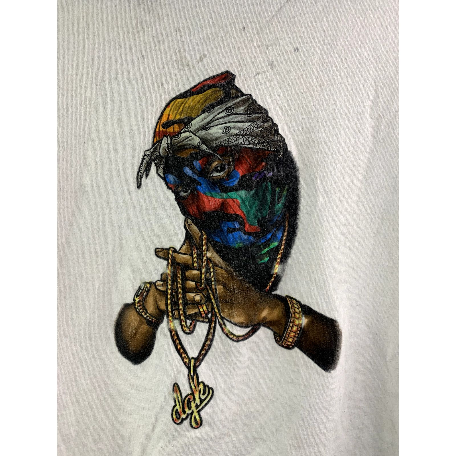 DGK DGK Shirt Skateboarding White Graphic Tee Y2K Skate Medium Size US L / EU 52-54 / 3 - 2 Thumbnail