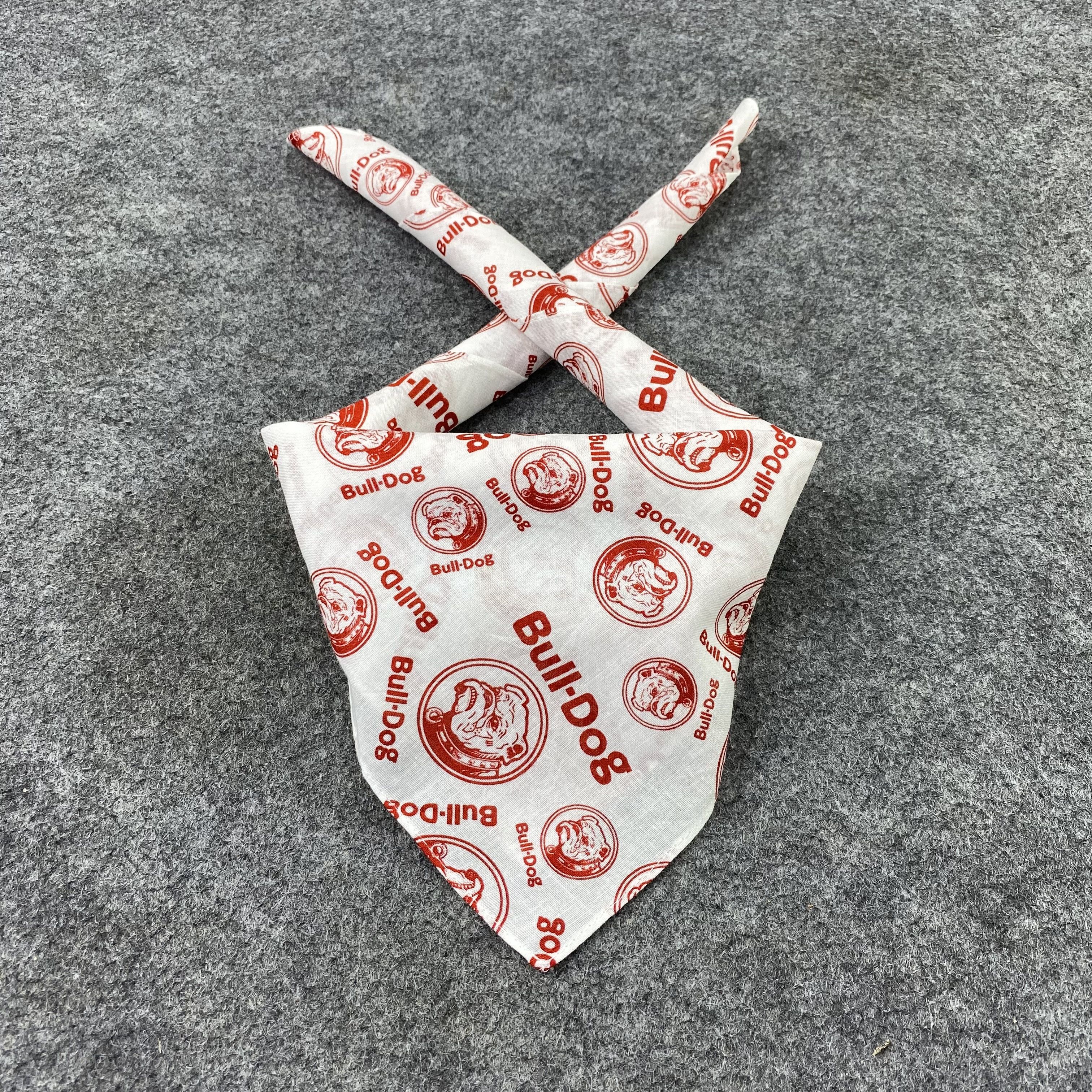 Designer Bull-Dog Handkerchief / Bandana / Neckerchief-B1451 Size ONE SIZE - 4 Thumbnail