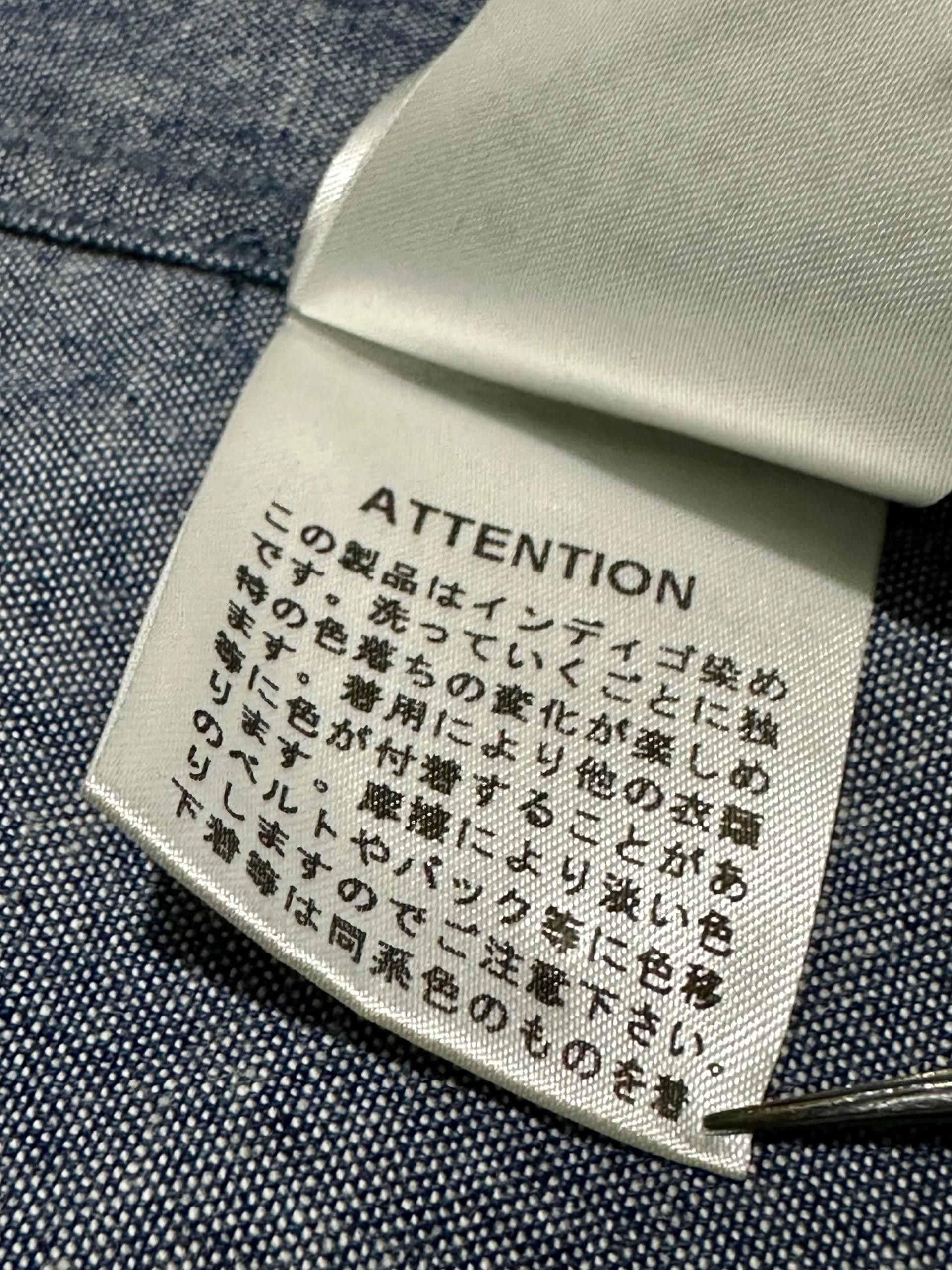 Japanese Brand × Sophnet. SOPHNET. Indigo Chambray Panel Button Down Long Sleeve Shirt Size US M / EU 48-50 / 2 - 12 Thumbnail