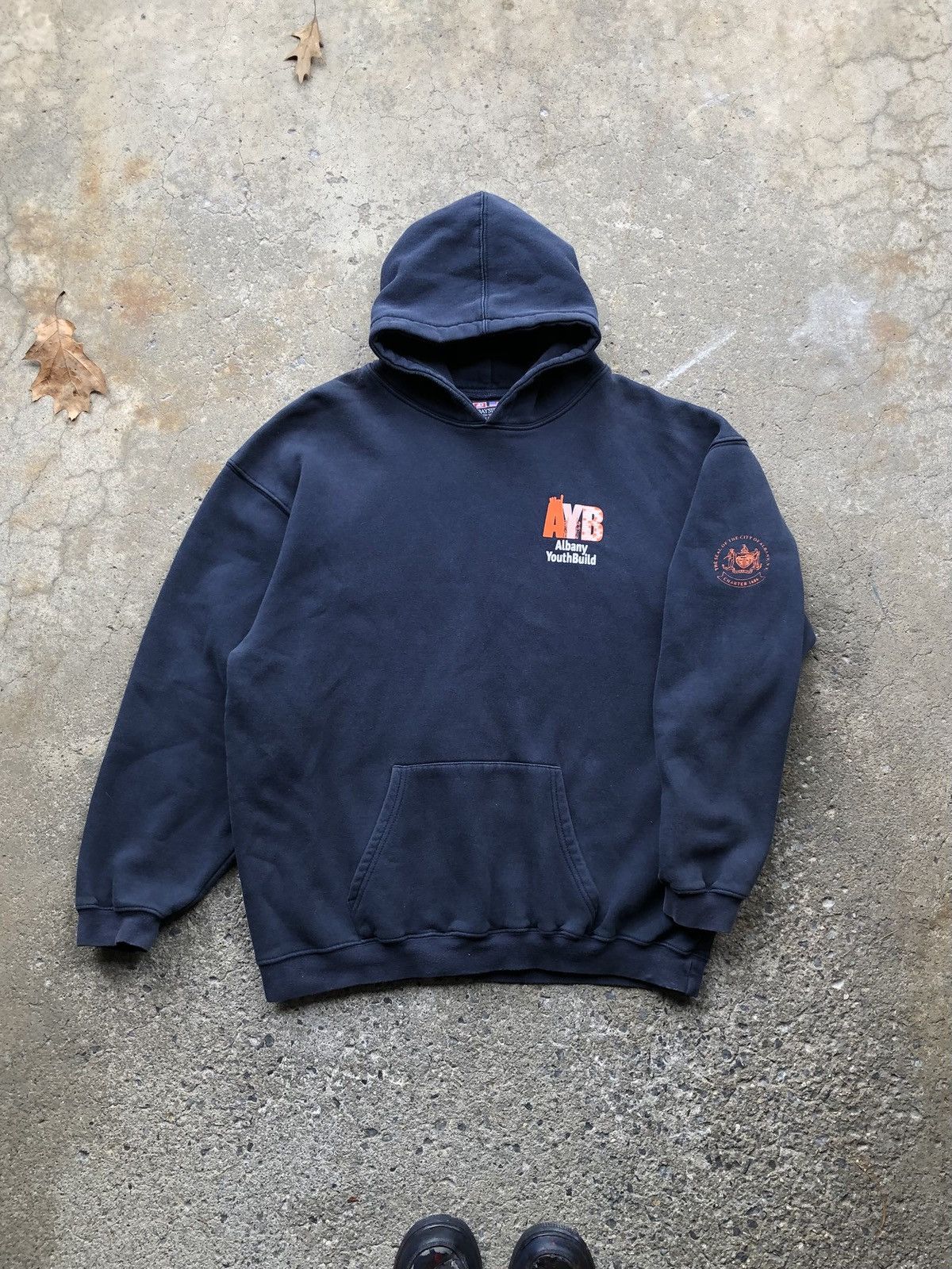 Vintage Albany YouthBuild Community Service Hooded Sweatshirt Size US XXL / EU 58 / 5 - 1 Thumbnail