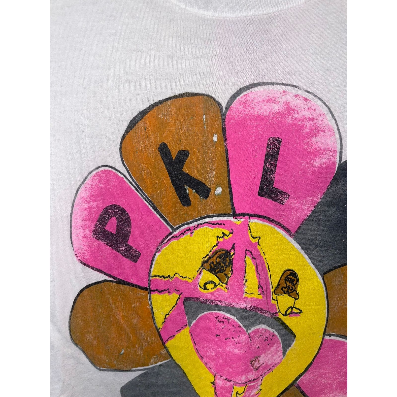 Hanes Vintage Art Shirt PKL Sunflower Artwork Tee 80s Medium Size US M / EU 48-50 / 2 - 2 Thumbnail