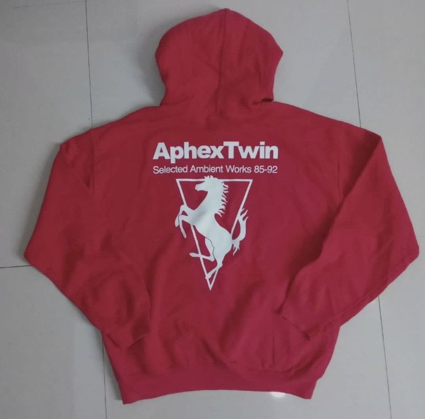Gildan × Vintage 00s Aphex Twin Reprint Hoodie Size US M / EU 48-50 / 2 - 2 Thumbnail