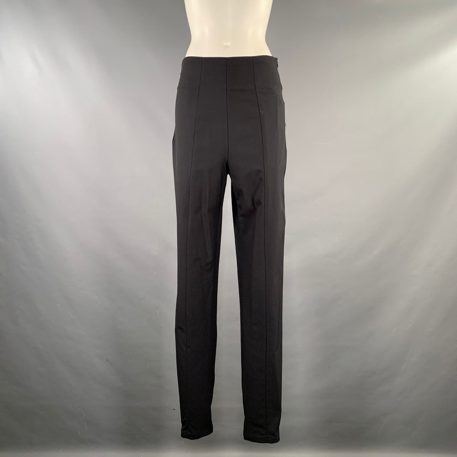 Marithe + Francois Girbaud MARITHE+FRANCOIS GIRBAUD Black Polyamide Blend Dress Pants Size US 30 / EU 46 - 1 Thumbnail