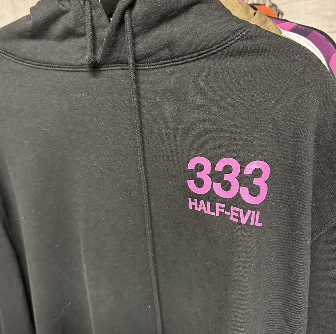 Half Evil Half Evil Black and pink hoodie Size US XXL / EU 58 / 5 - 1 Thumbnail