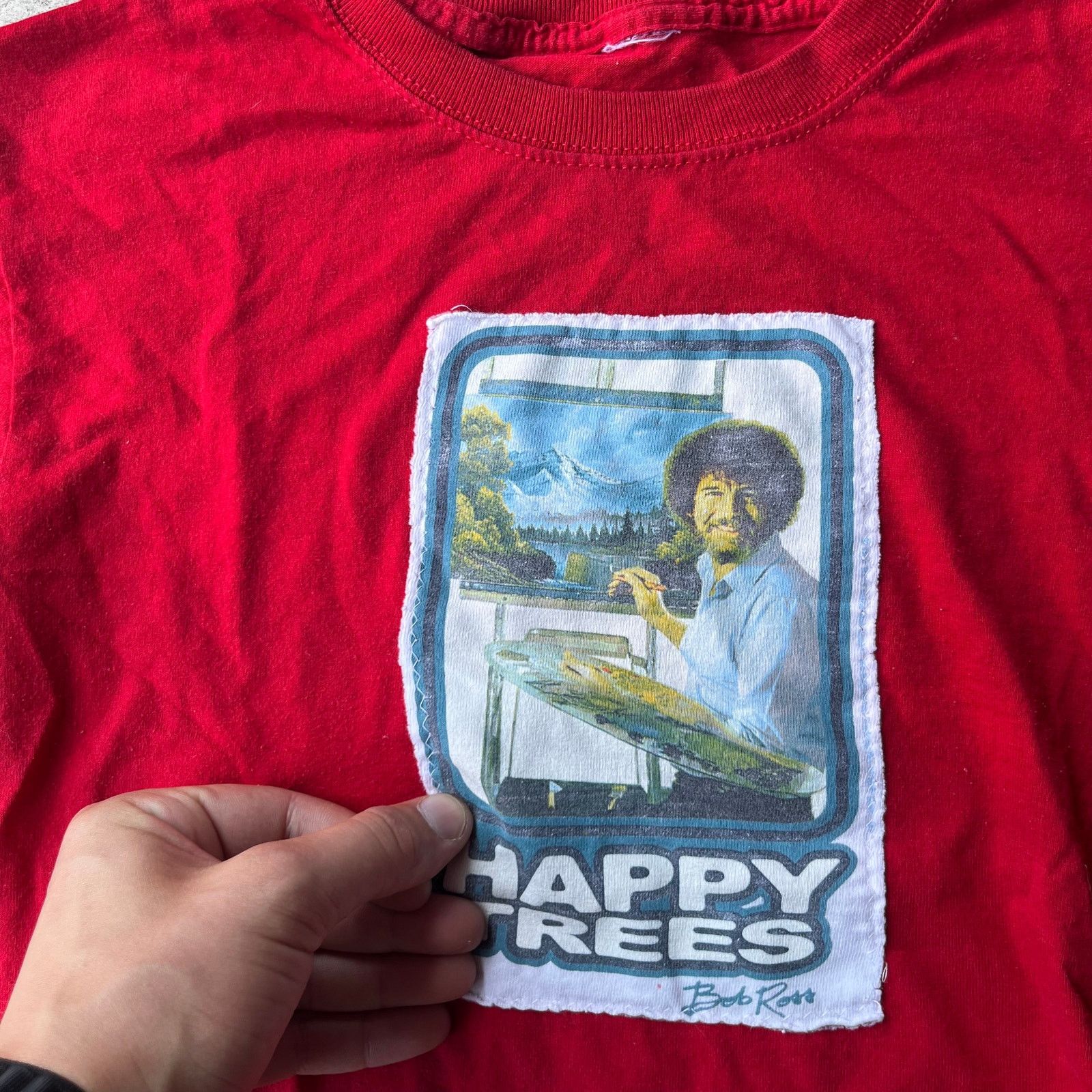 Vintage Vintage Bob Ross Happy Trees Shirt Mens Medium Artist Paint Size US M / EU 48-50 / 2 - 2 Thumbnail