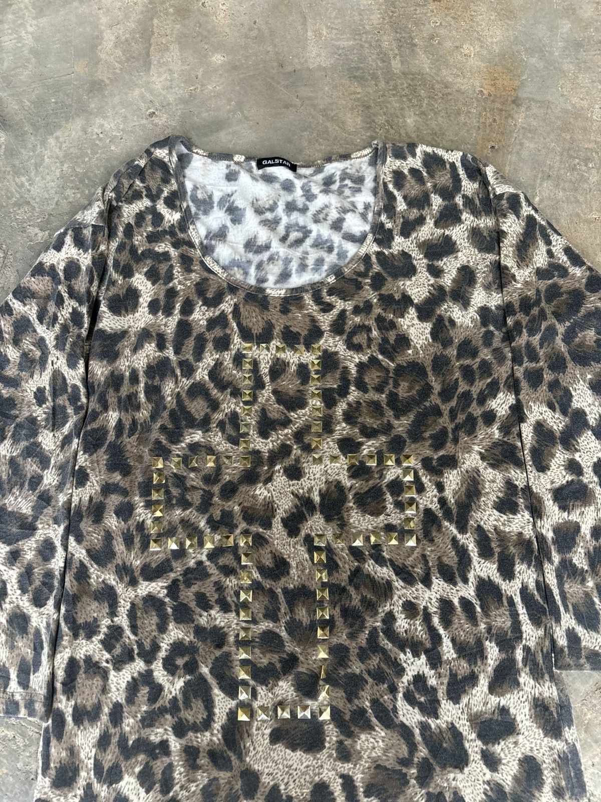 If Six Was Nine × Japanese Brand × Le Grande Bleu (L.G.B.) Y2k Galstar Leopard Ifsixwasnine Lgb Punk Style Longsleeve Size ONE SIZE - 3 Thumbnail