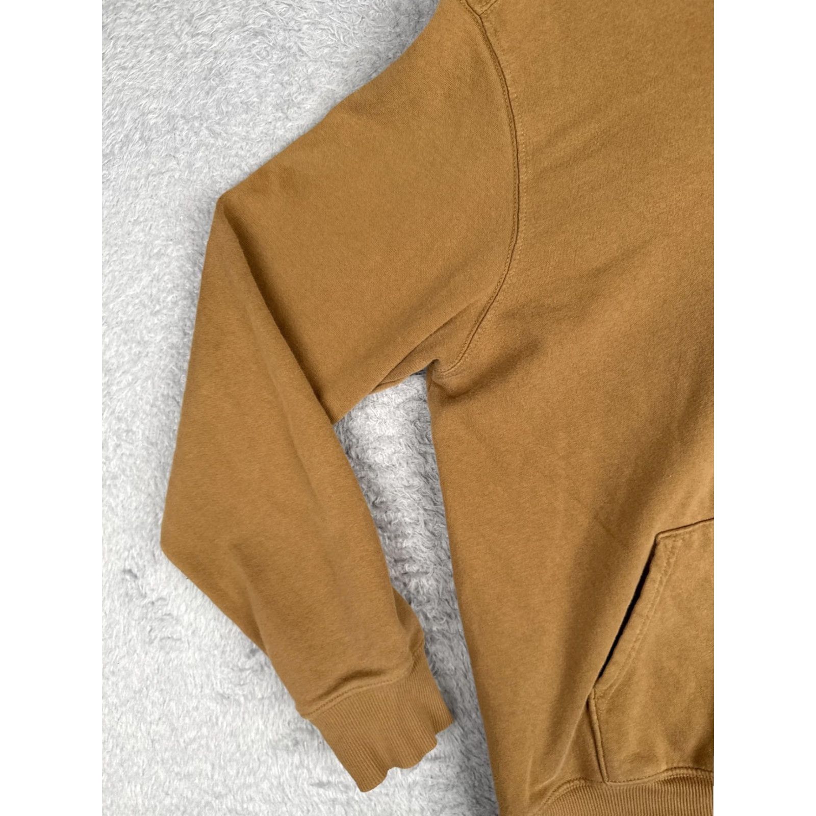 The North Face The North Face Hoodie Mens Medium Brown Box Logo Never Stop Exploring Jersey Knit Hooded Pullover with Pockets Graphic Print Size US M / EU 48-50 / 2 - 3 Thumbnail
