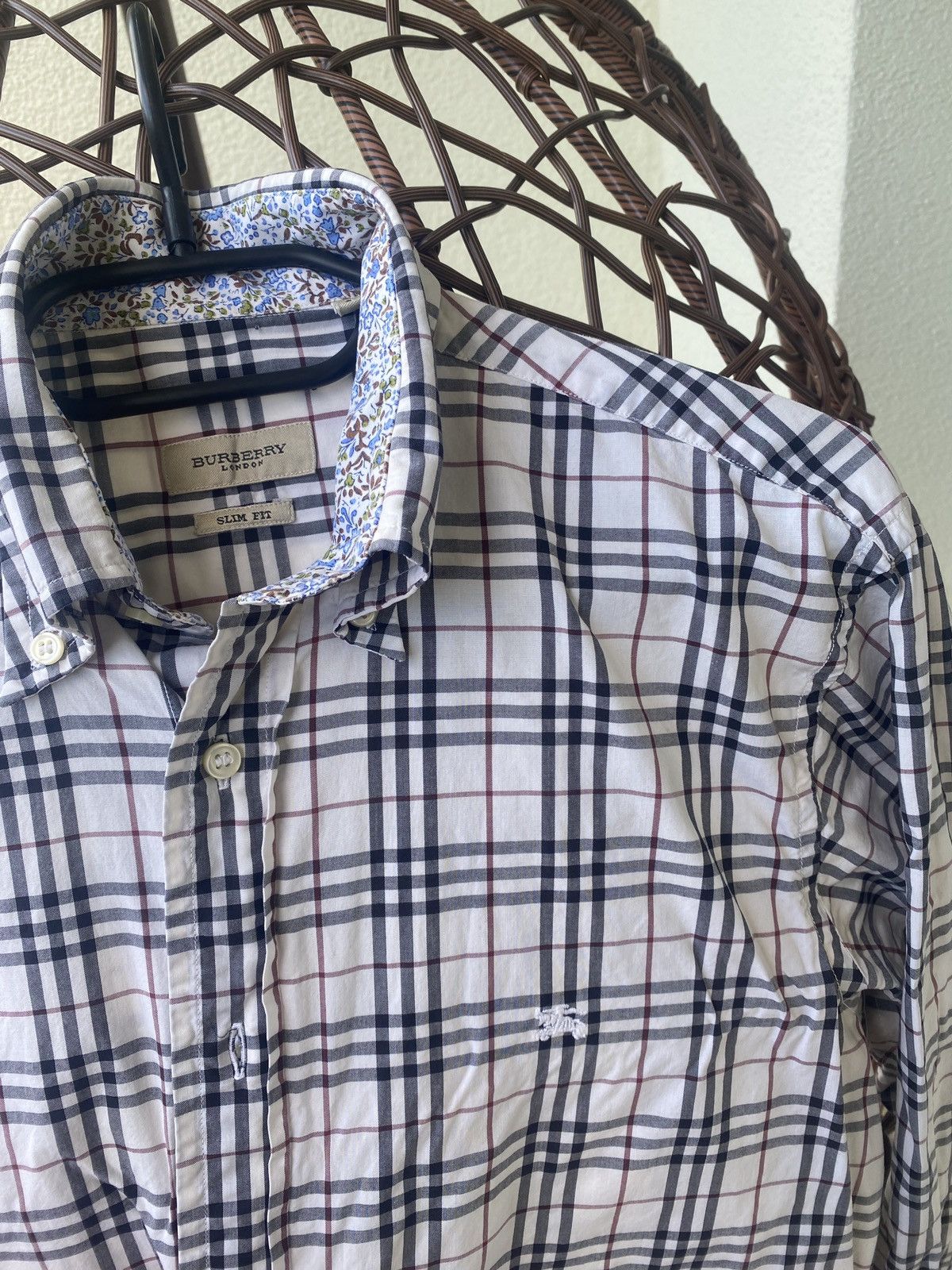 Burberry Luxury fullprint vintage shirt button up Size US S / EU 44-46 / 1 - 9 Thumbnail