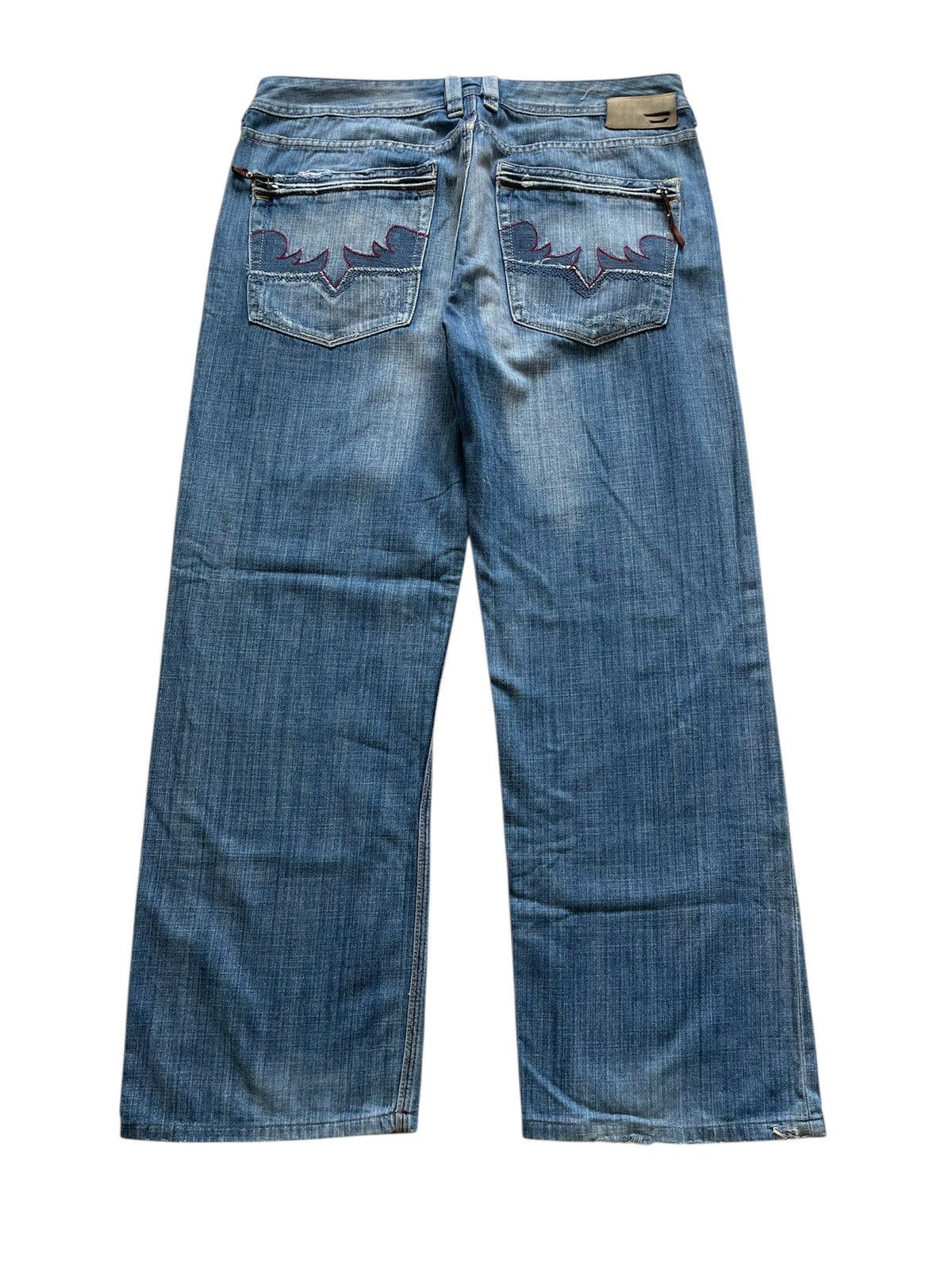 Diesel × Vintage Vintage Diesel Industry Baggy Jeans Size US 36 / EU 52 - 1 Thumbnail