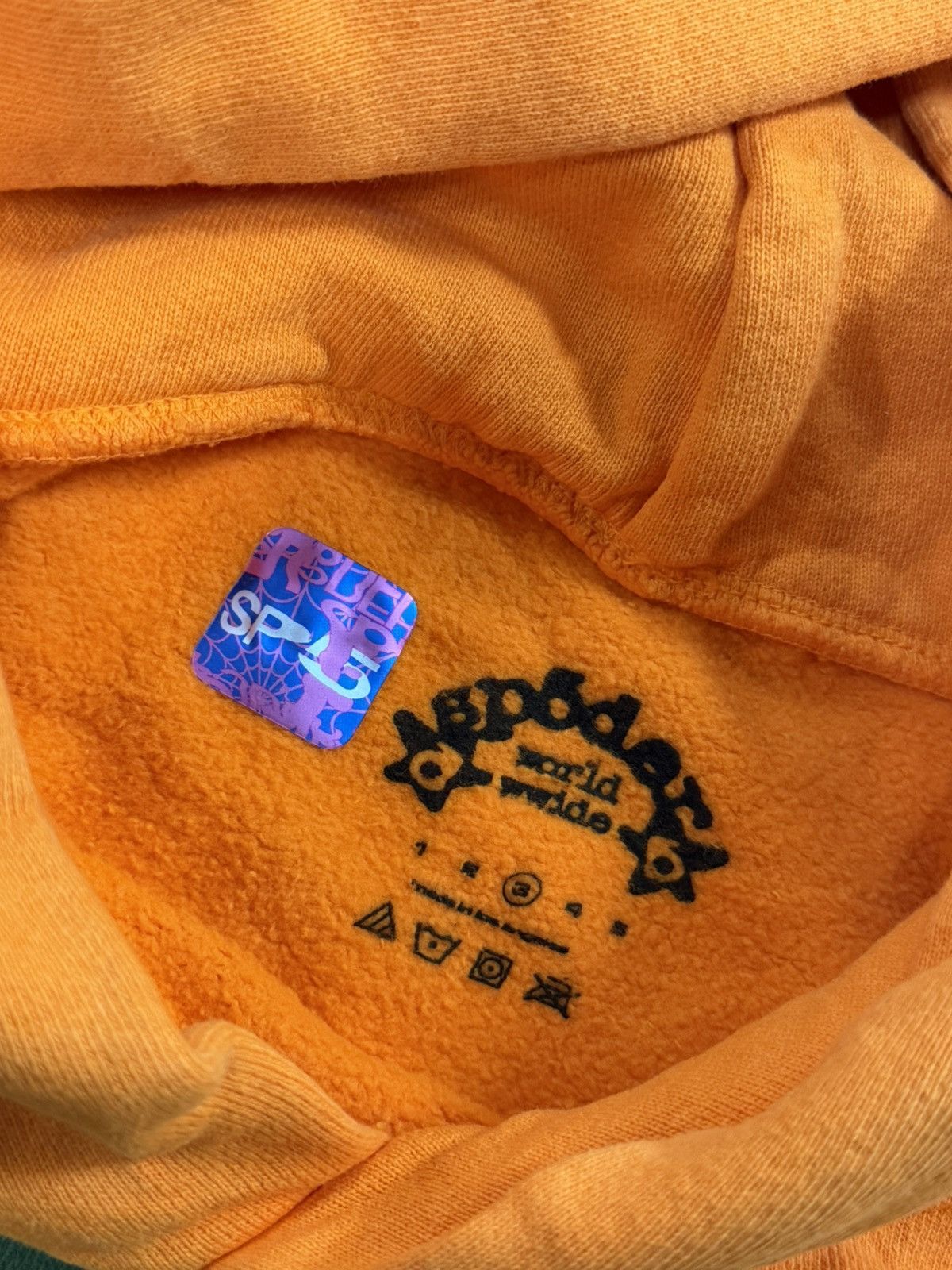 Sp5der Sp5der Beluga Hoodie – Orange Size US S / EU 44-46 / 1 - 3 Thumbnail