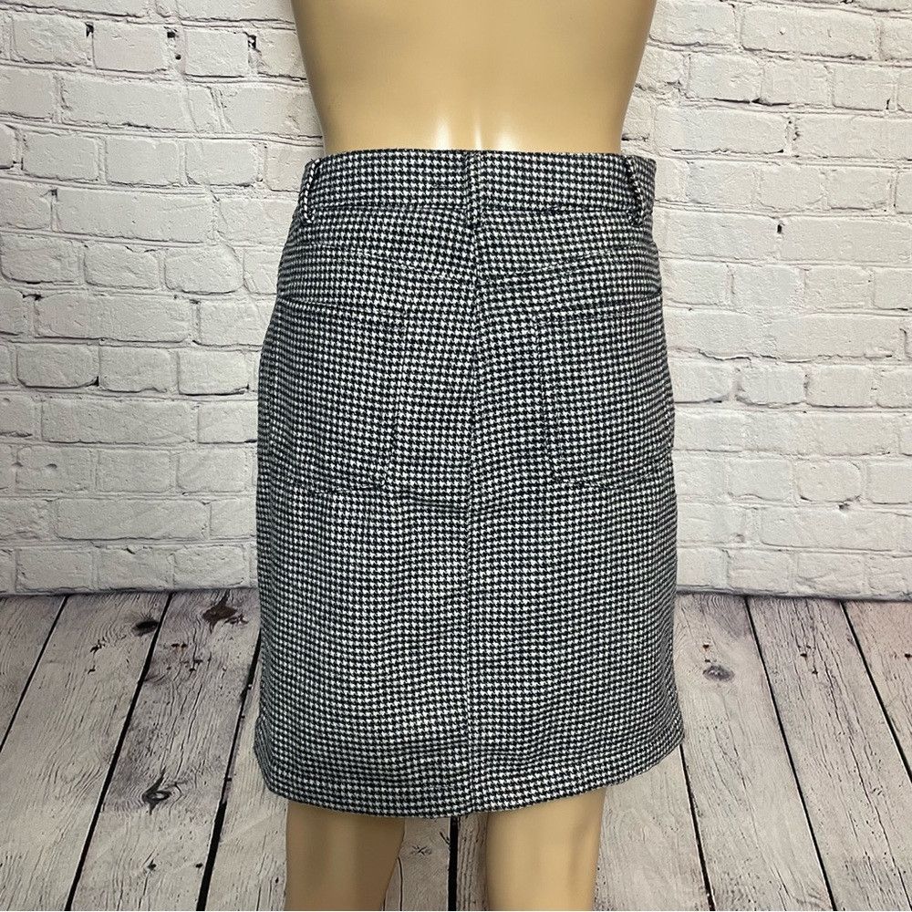 Other New Cupcakes and Cashmere Houndstooth Wool Blend Mini Skirt Size 26" / US 2 / IT 38 - 2 Thumbnail