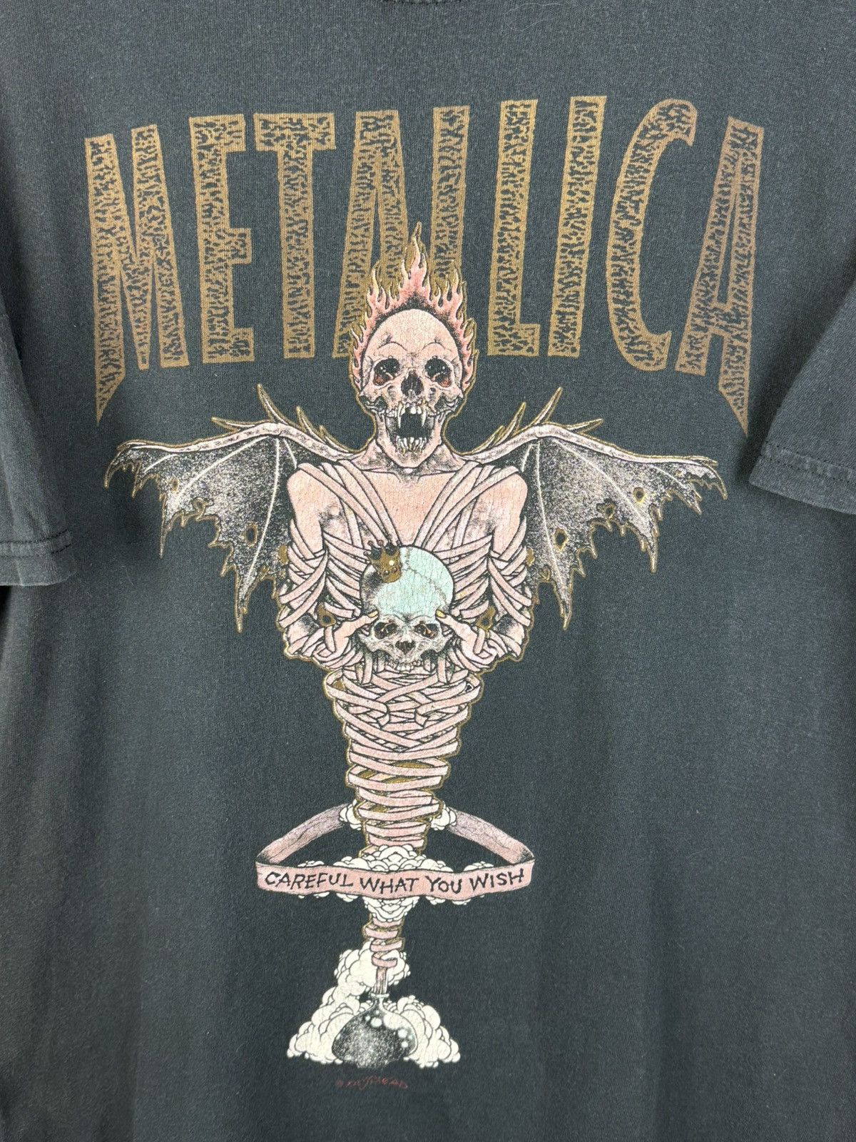 Band Tees 90s Metallica King Nothing 1998 Pushead Metal T-Shirt Size L Size US L / EU 52-54 / 3 - 2 Thumbnail