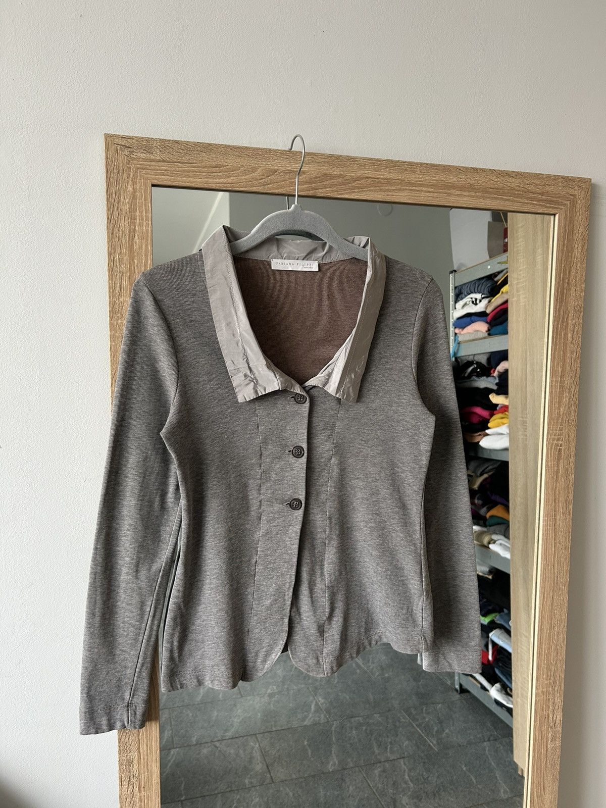 Fabiana Filippi Blouse nylon rare vintage sweatshirt Fabiana filippi Size S / US 4 / IT 40 - 4 Thumbnail