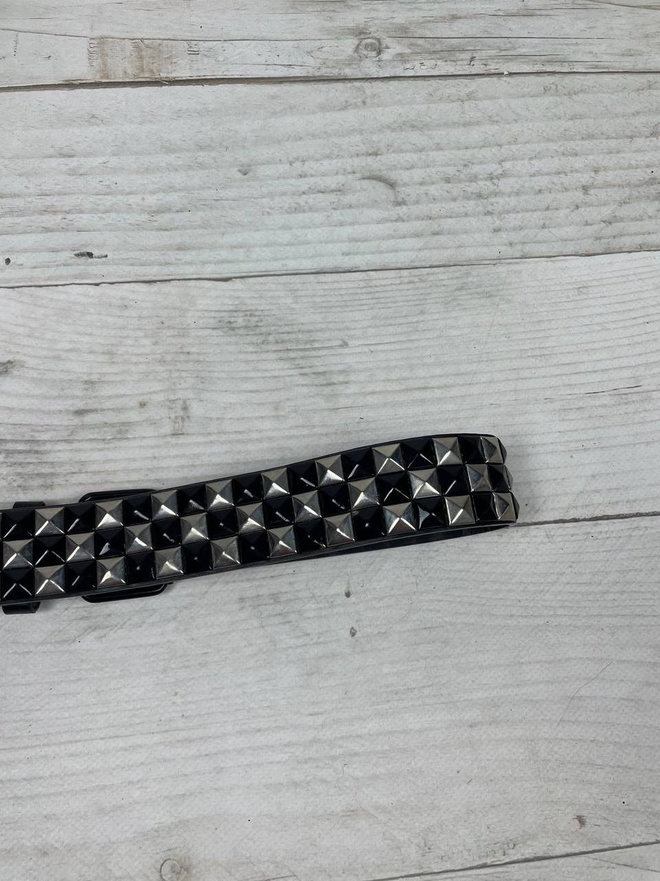 Vintage VINTAGE PUNK BELT LEATHER PYRAMID STUDDED 90S Y2K Size ONE SIZE - 5 Thumbnail