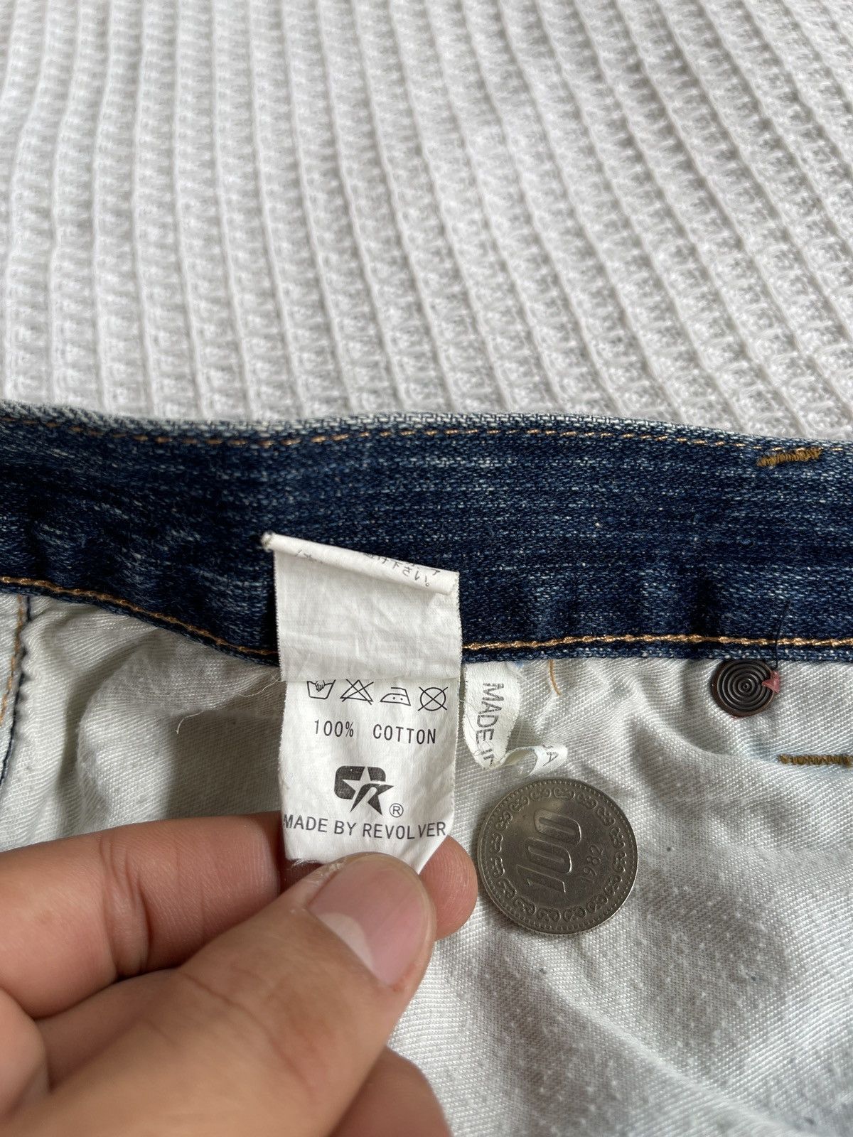 REVOLVE Vintage🔥REVOLVER🔥Embroidery Patchwork Bandanna Pocket Jeans Size US 32 / EU 48 - 12 Thumbnail